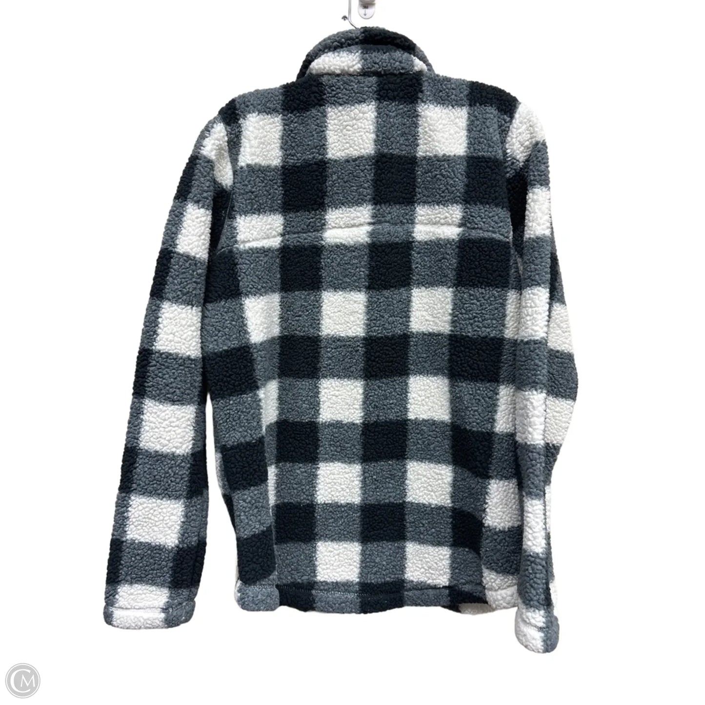 Jacket Faux Fur & Sherpa By Columbia In Checkered Pattern, Size: L