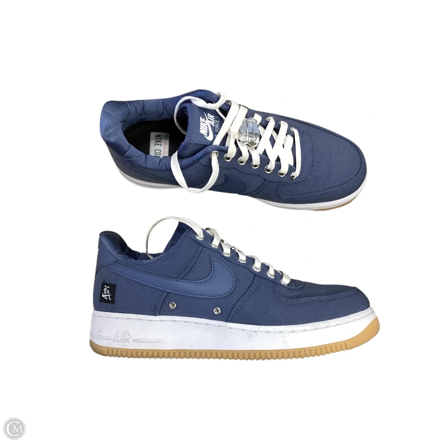 Shoes Sneakers By Nike In Blue Denim, Size: 10