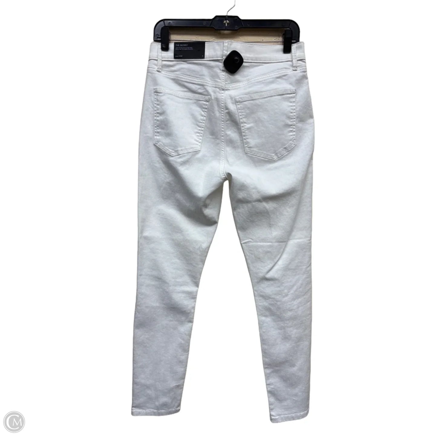 Jeans Skinny By Ann Taylor In White Denim, Size: 6