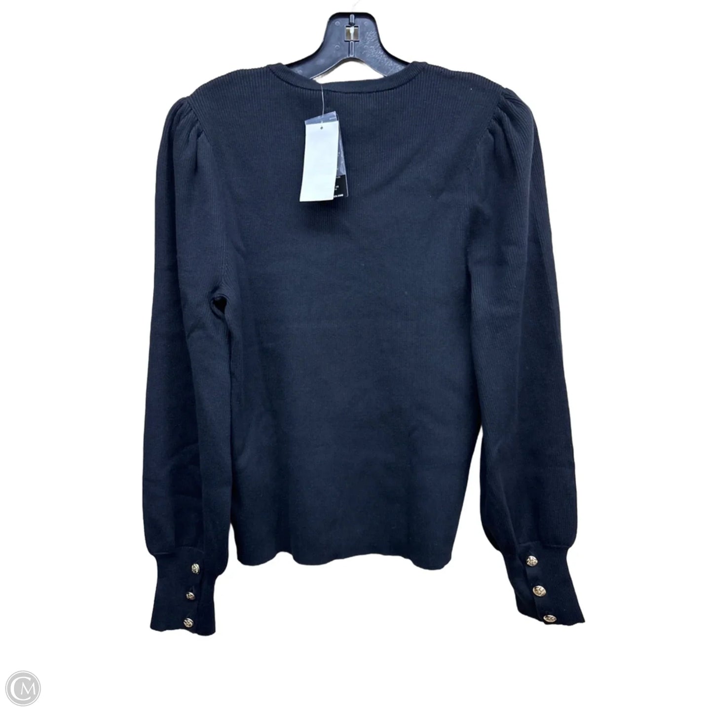 Top Long Sleeve By Lauren By Ralph Lauren In Black, Size: Xl