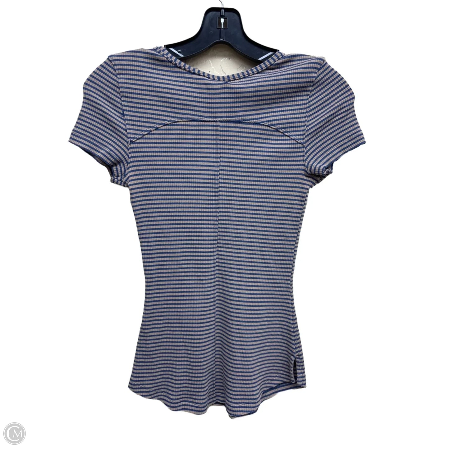 Top Long Sleeve By Free People In Striped Pattern, Size: S