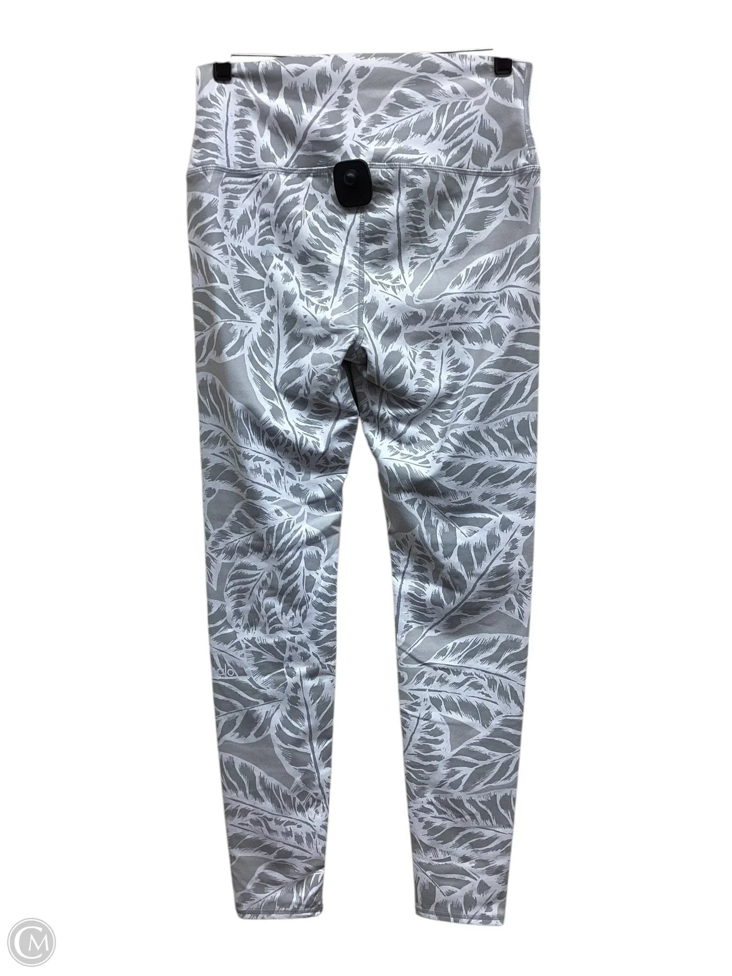 Athletic Leggings By Alo In Grey, Size: L