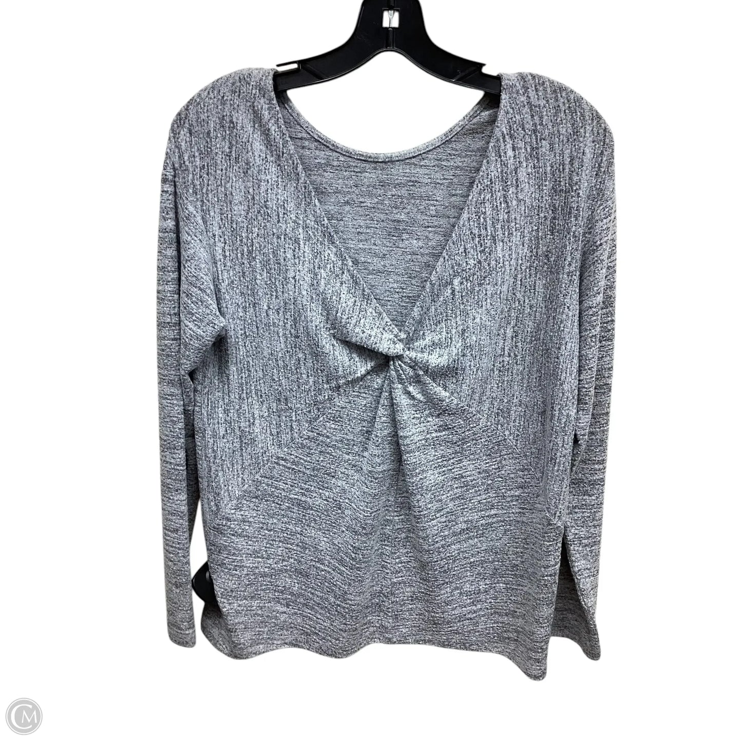 Top Long Sleeve By Banana Republic In Grey, Size: S