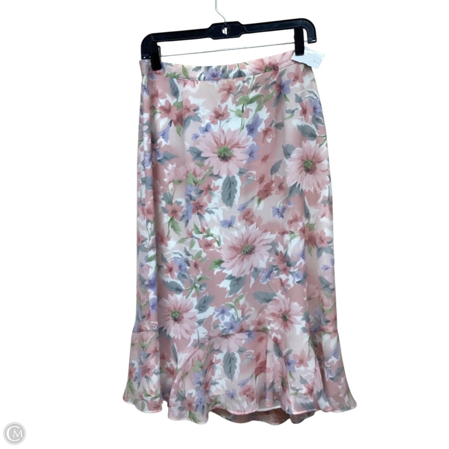 Skirt Midi By Alfred Dunner In Floral Print, Size: 8