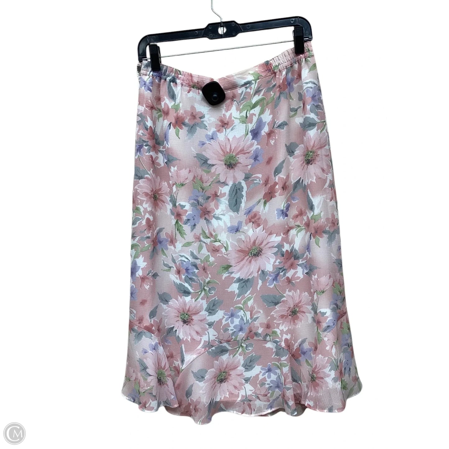 Skirt Midi By Alfred Dunner In Floral Print, Size: 8