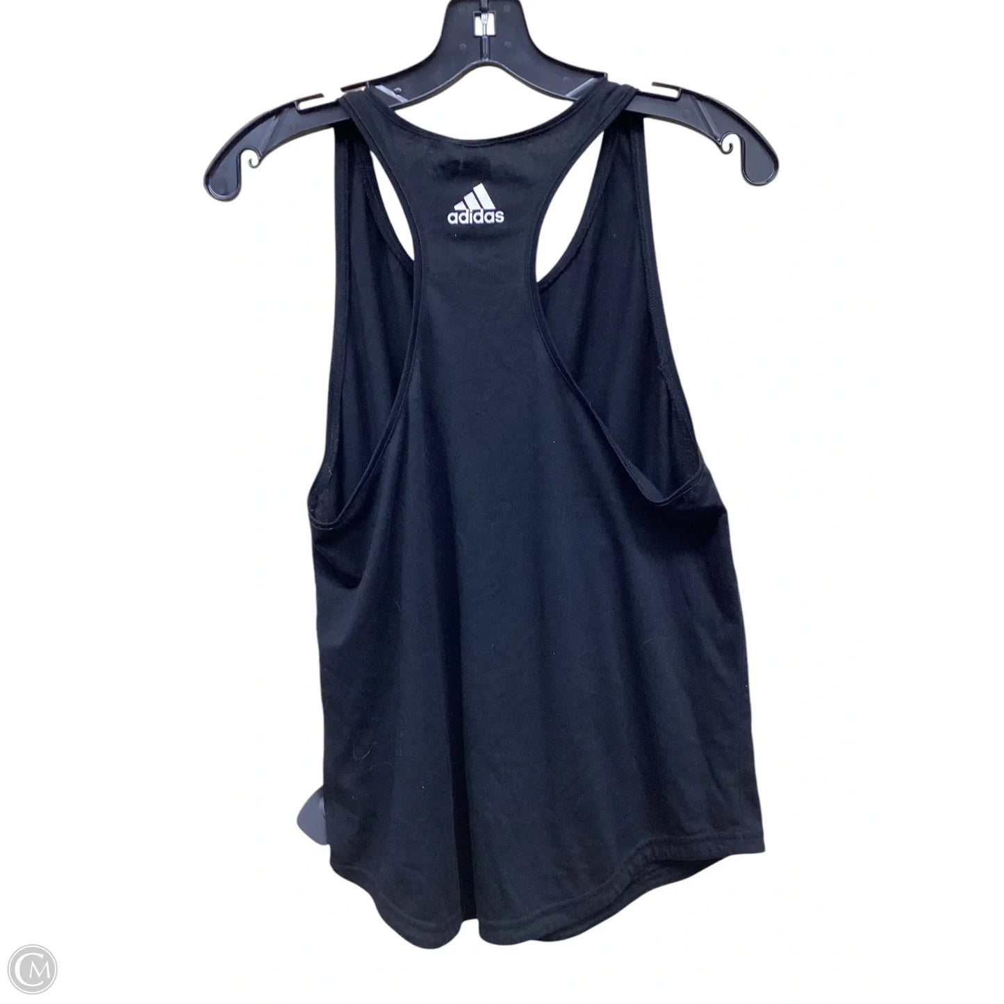 Athletic Tank Top By Adidas In Black, Size: M