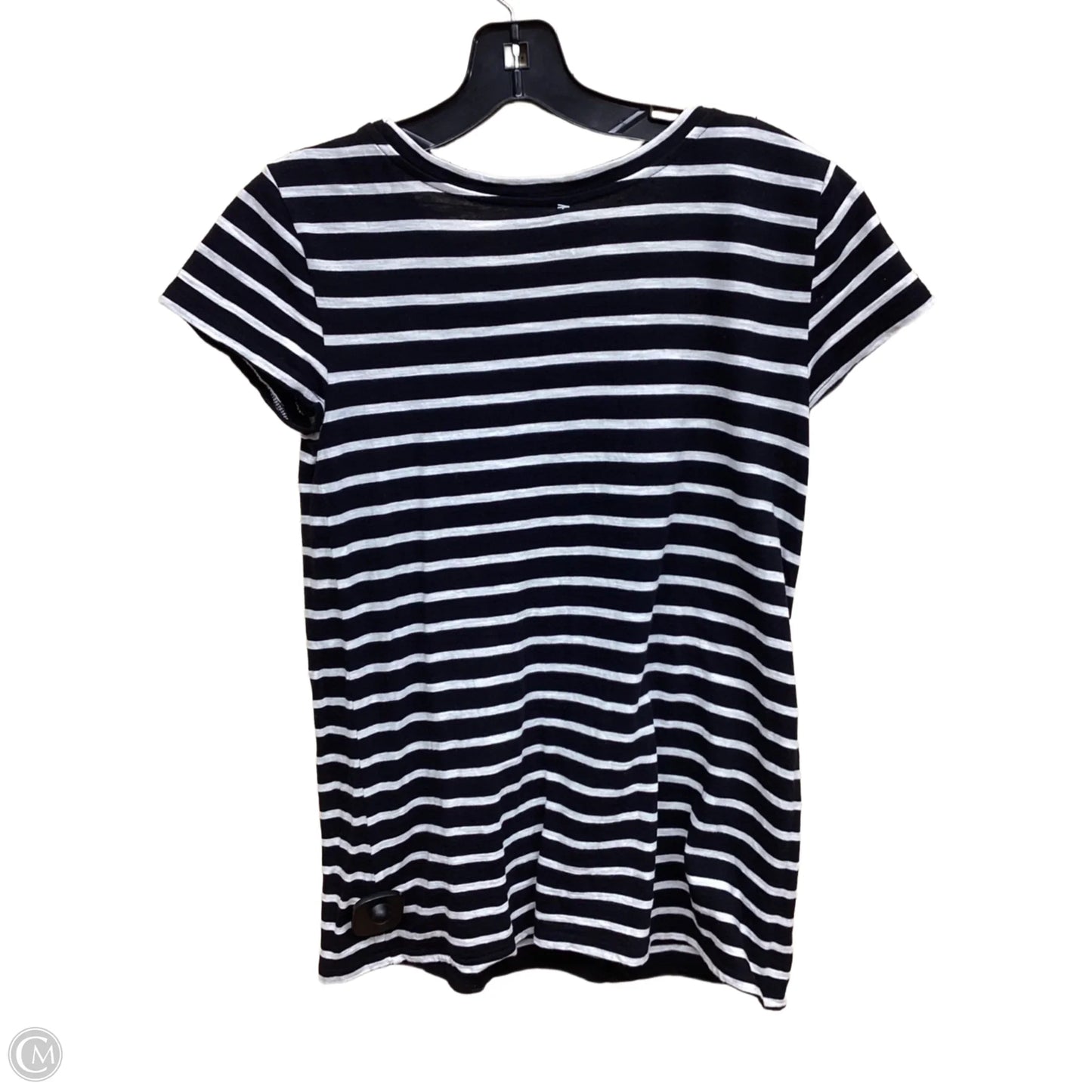 Top Short Sleeve By Loft In Striped Pattern, Size: Xs