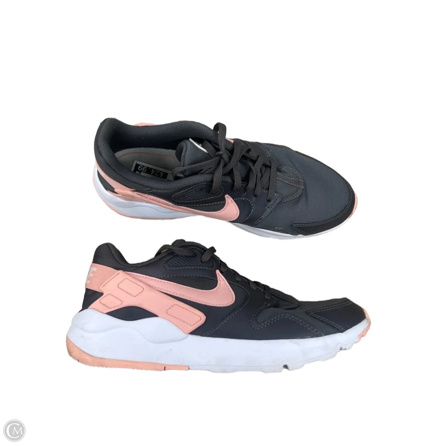 Shoes Athletic By Nike In Grey & Pink, Size: 9.5
