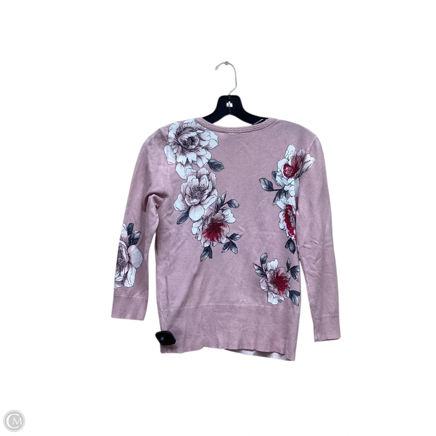 Cardigan By White House Black Market In Floral Print, Size: S