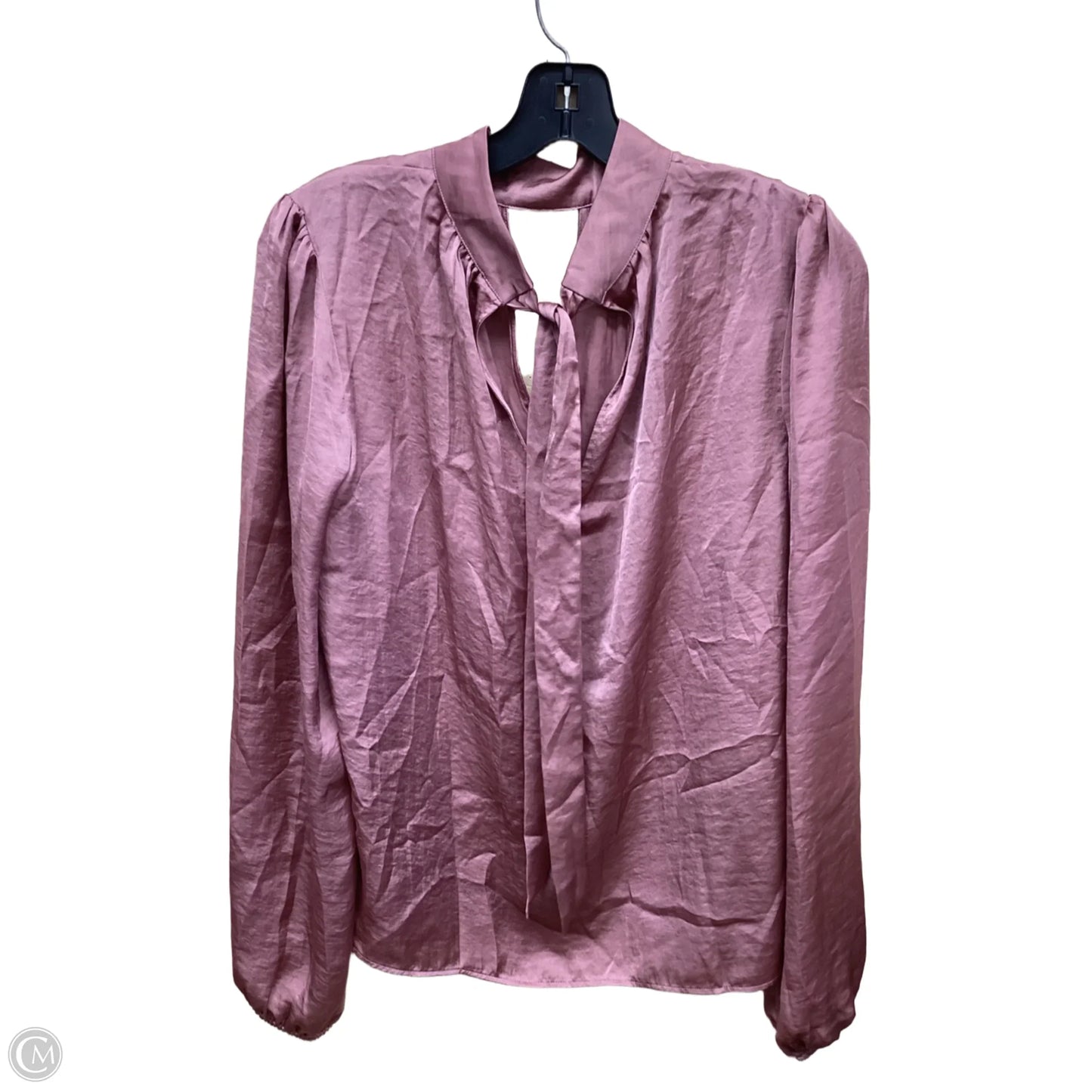 Top Long Sleeve By Paige In Pink, Size: L