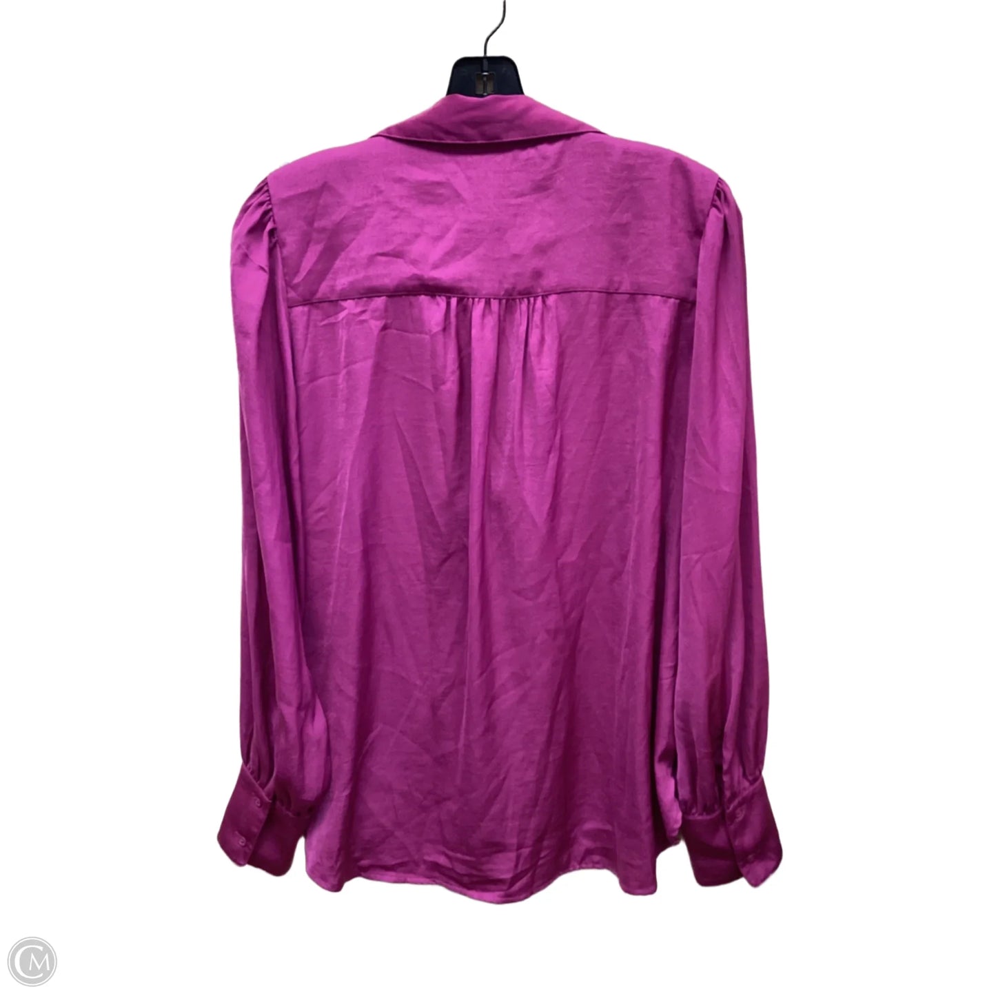 Top Long Sleeve By Banana Republic In Purple, Size: M
