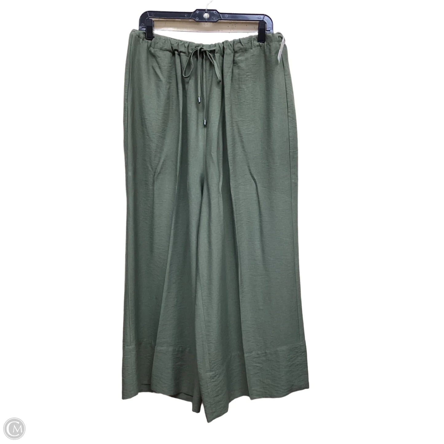 Pants Wide Leg By Adrianna Papell In Green, Size: Xl