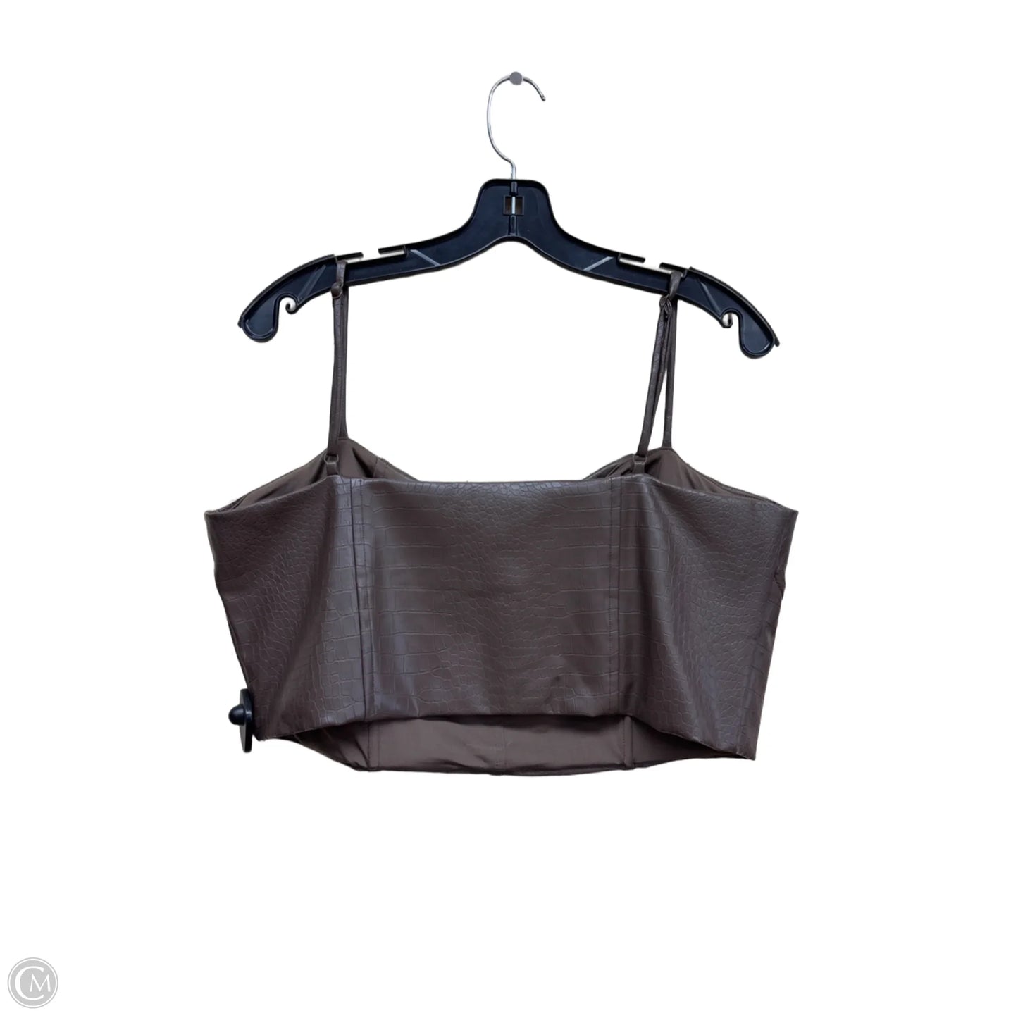 Top Sleeveless By Express In Brown, Size: Xl
