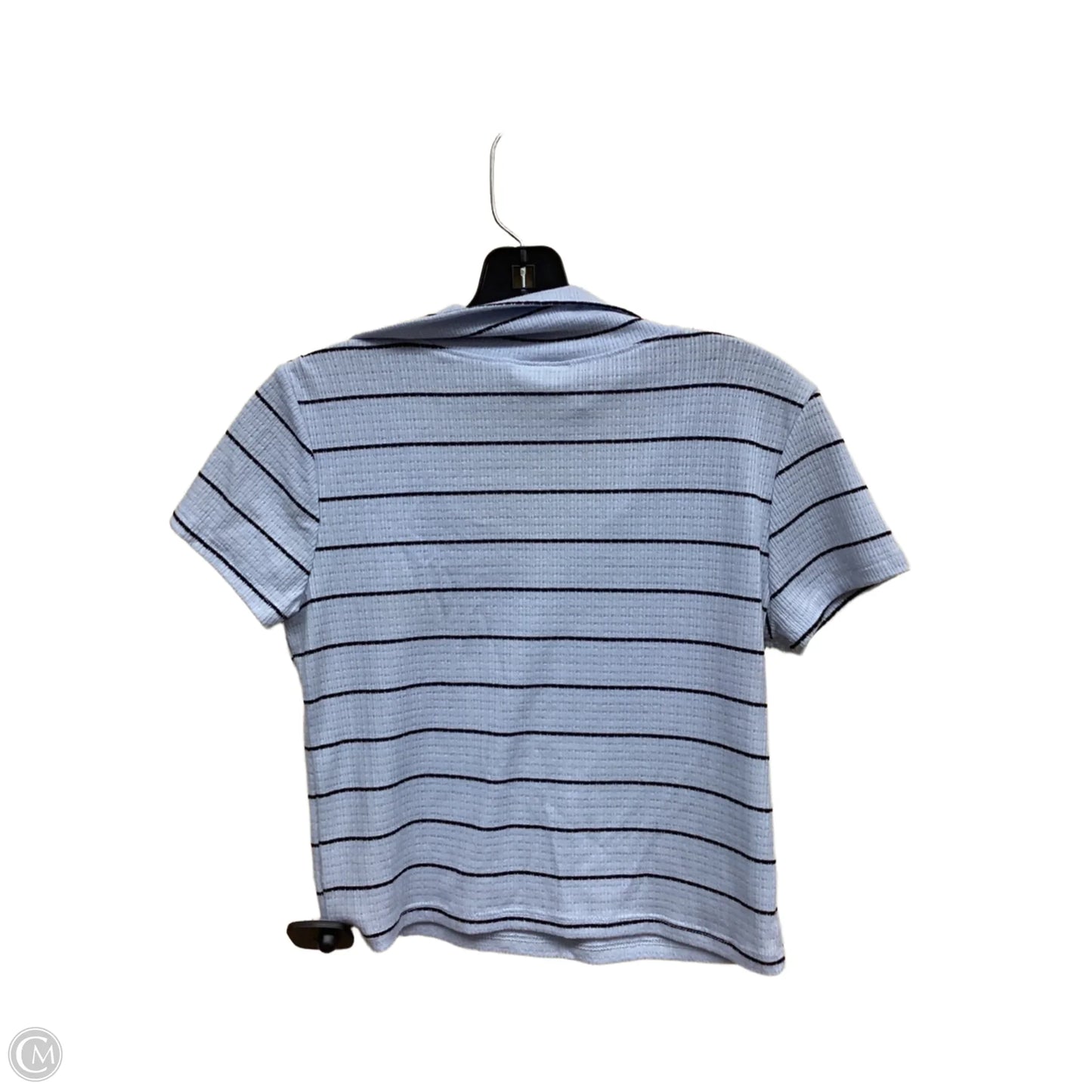 Top Short Sleeve By Free Kisses In Striped Pattern, Size: L
