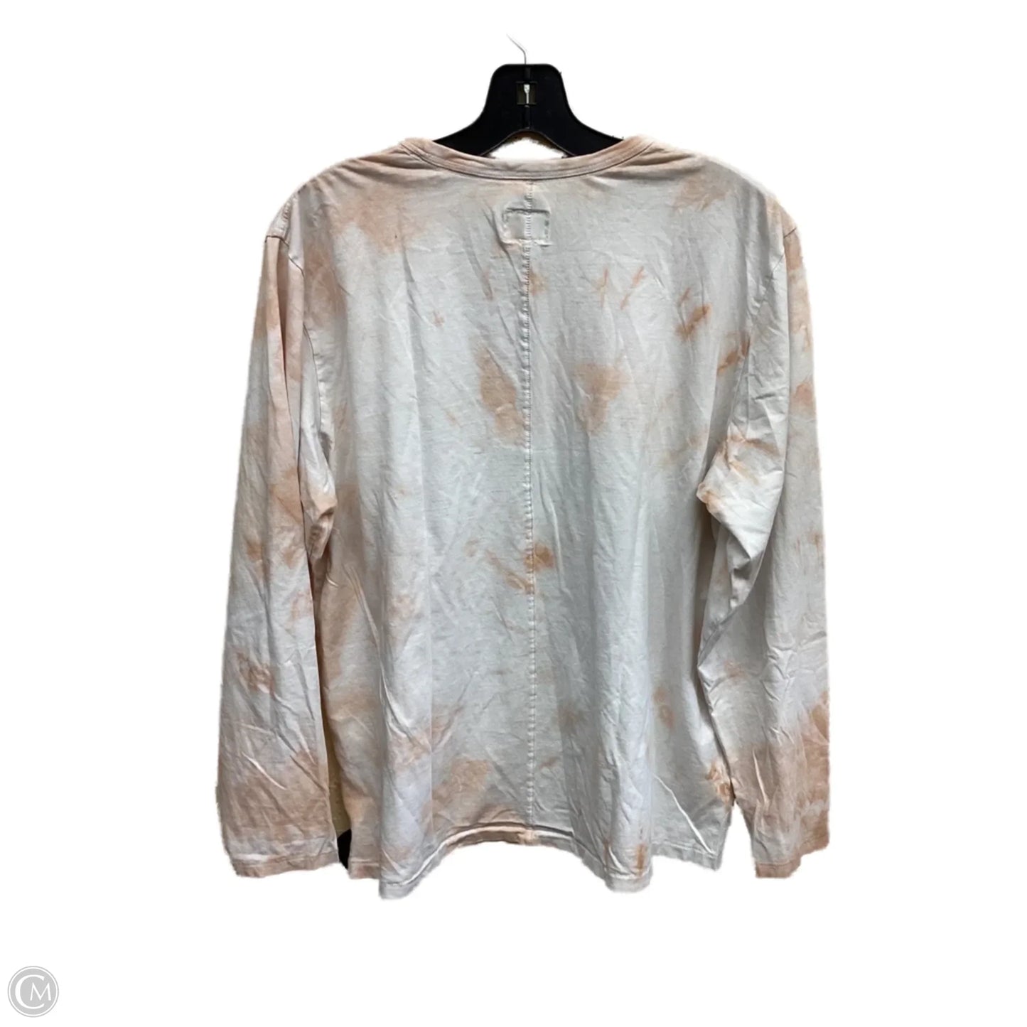 Top Long Sleeve By Rag And Bone In Tie Dye Print, Size: Xl