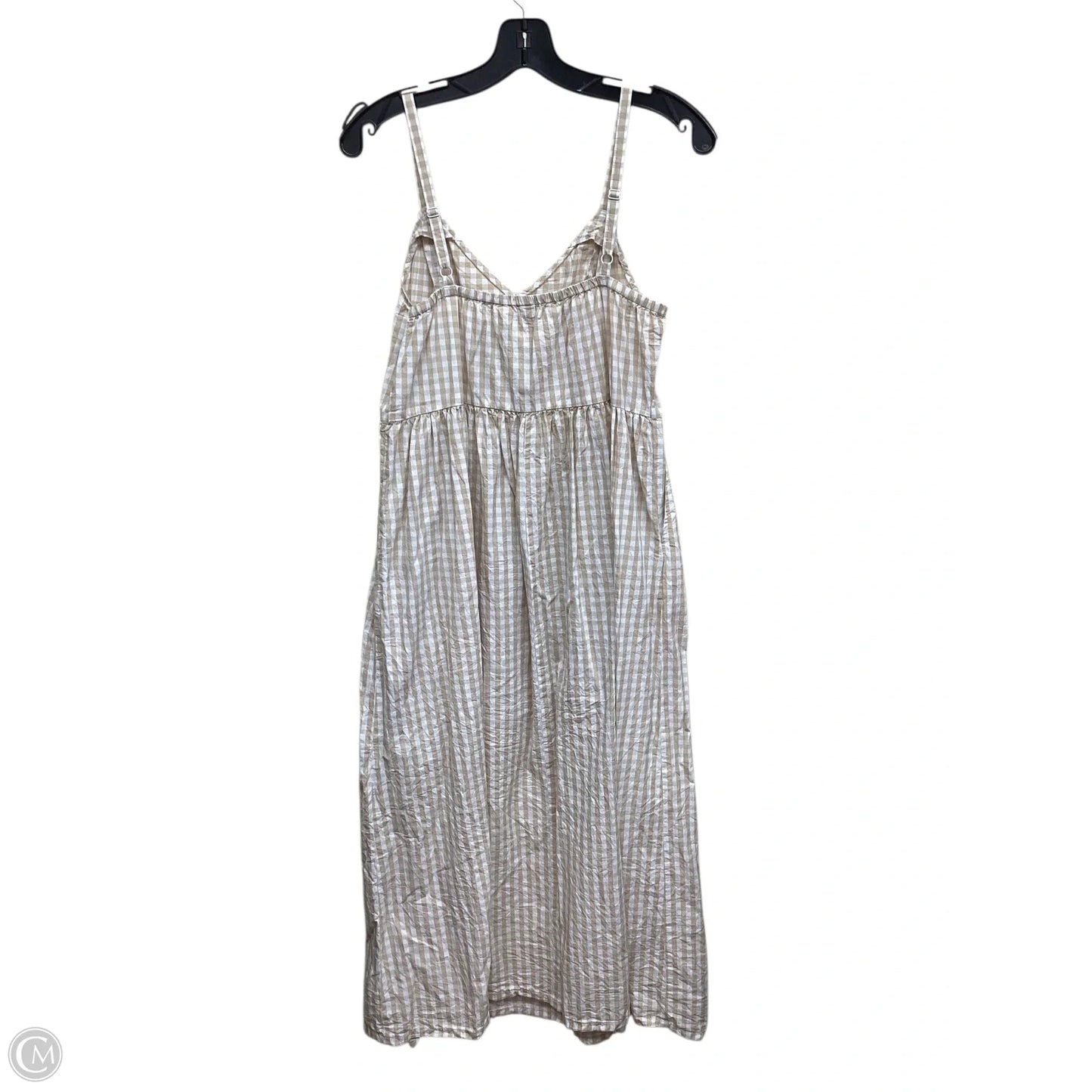 Dress Casual Maxi By Old Navy In Checkered Pattern, Size: S