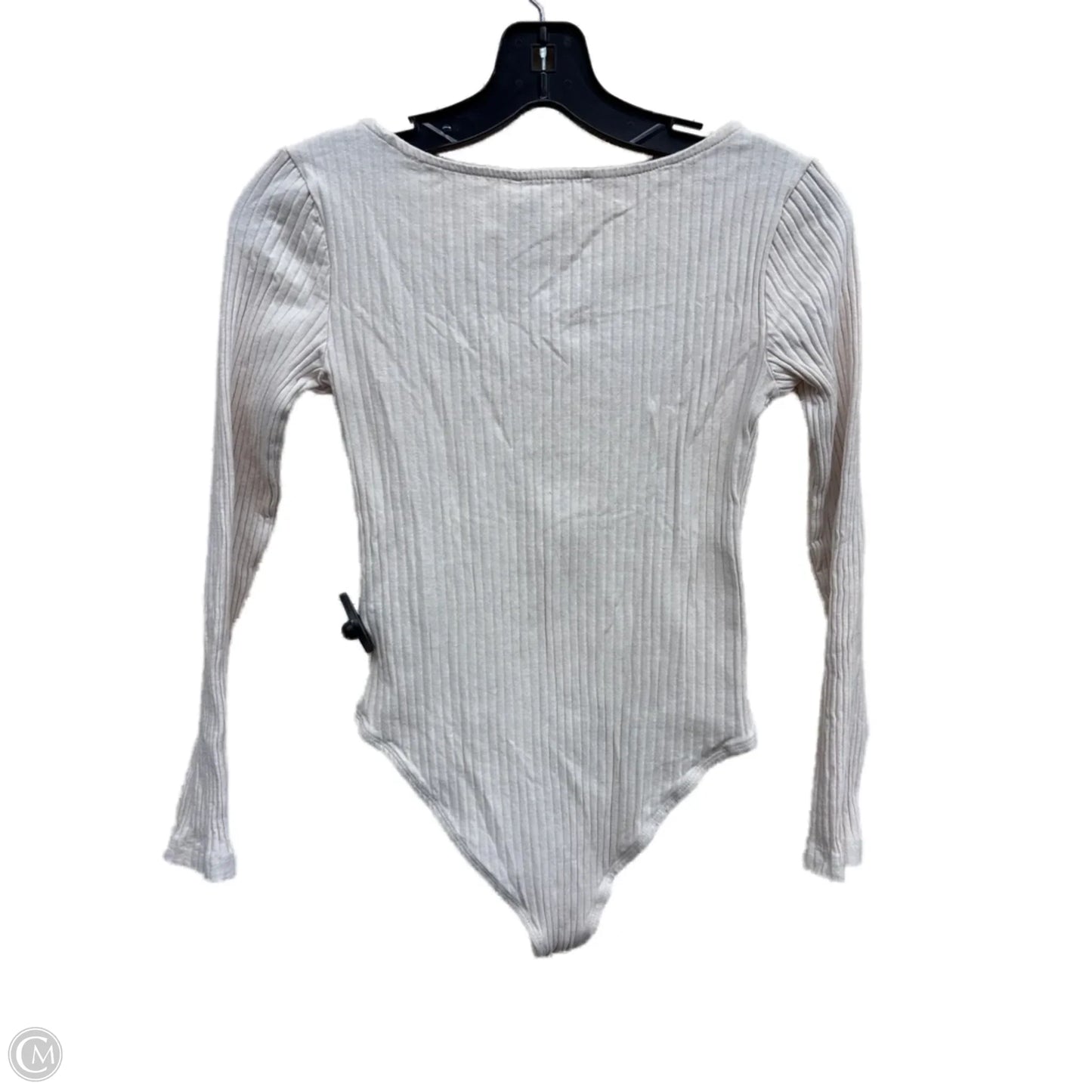 Top Long Sleeve By Zara In Beige, Size: S