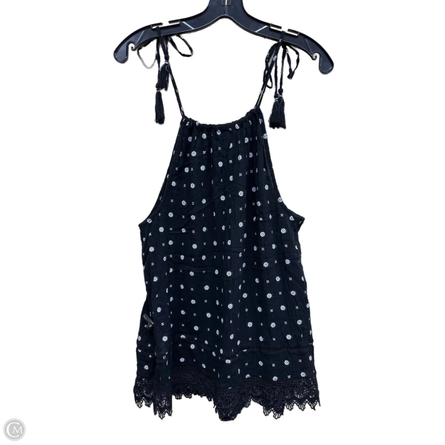 Top Sleeveless By Old Navy In Black & White, Size: Xl