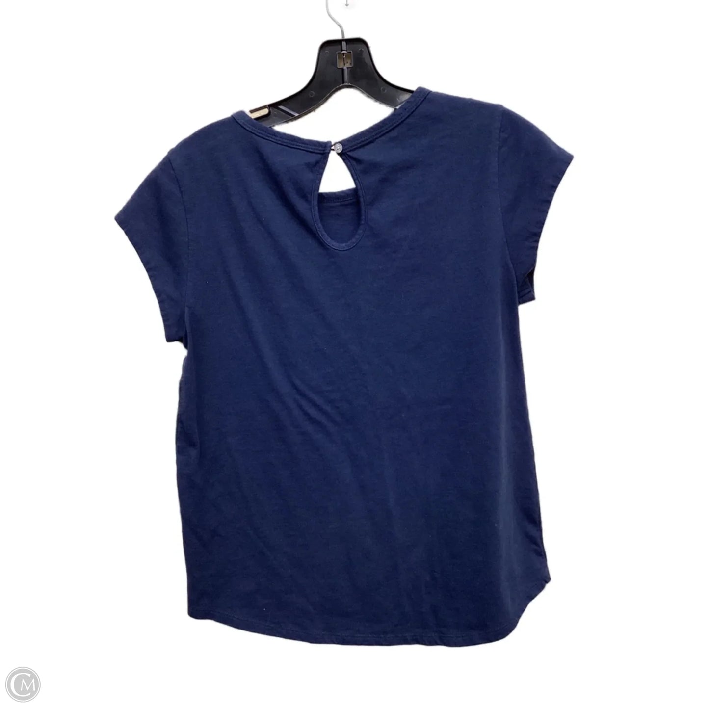 Top Short Sleeve By Nautica In Blue, Size: S