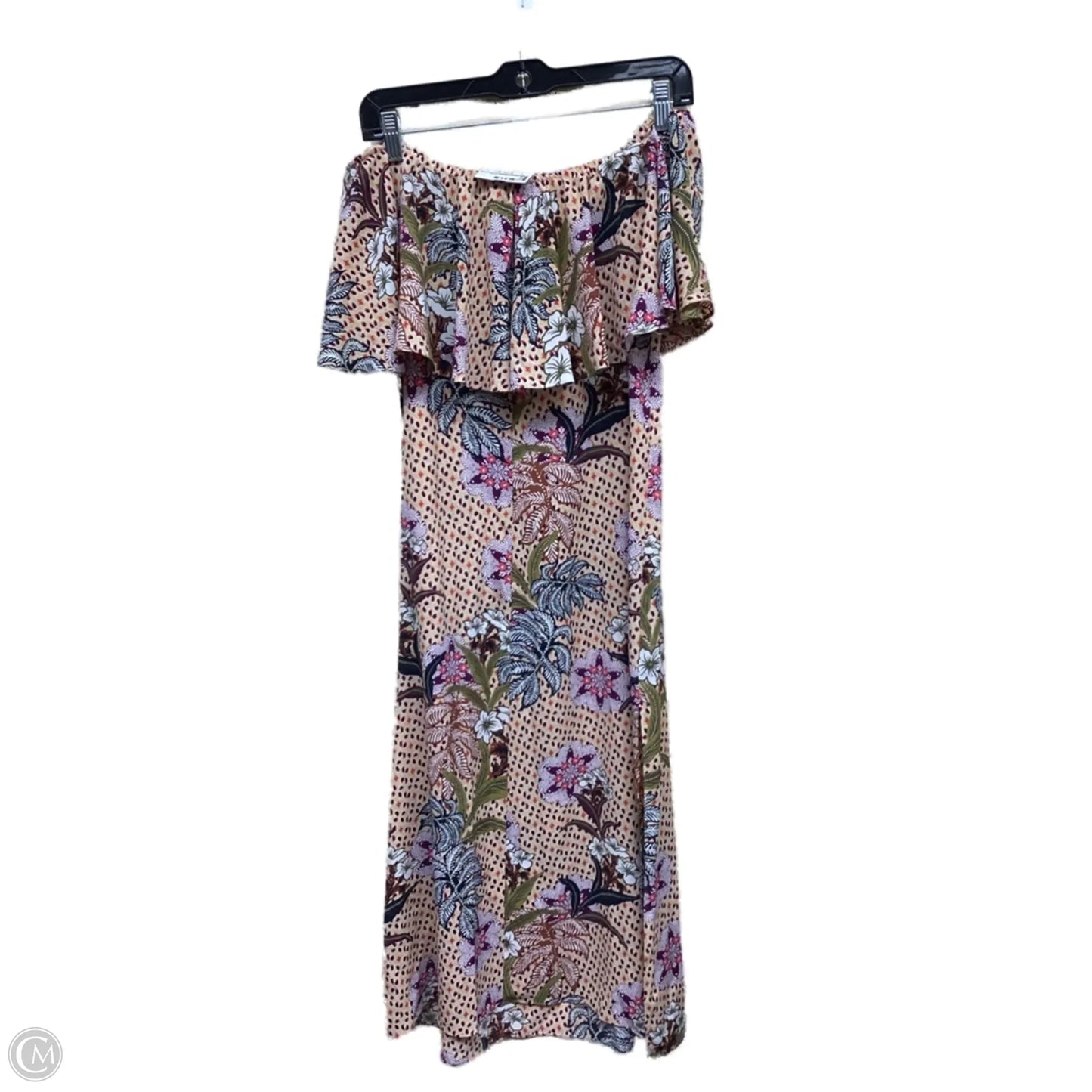 Dress Casual Midi By Zara Women In Multi-colored, Size: S