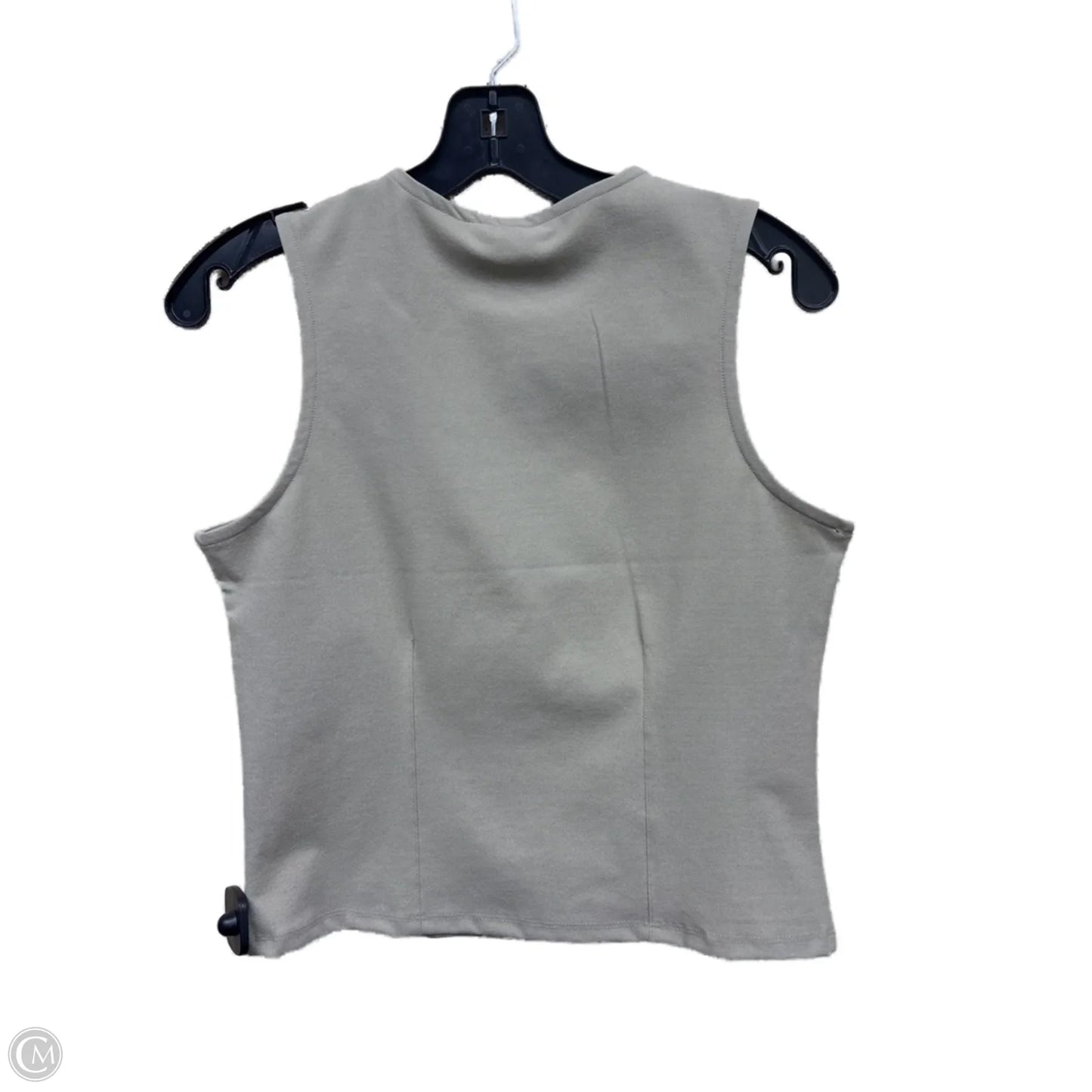 Top Sleeveless By Divided In Beige, Size: M