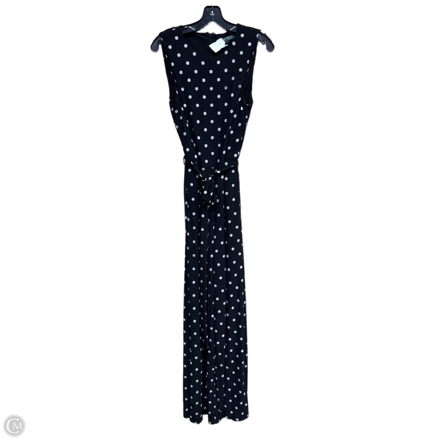 Jumpsuit By Lauren By Ralph Lauren In Polkadot Pattern, Size: 16