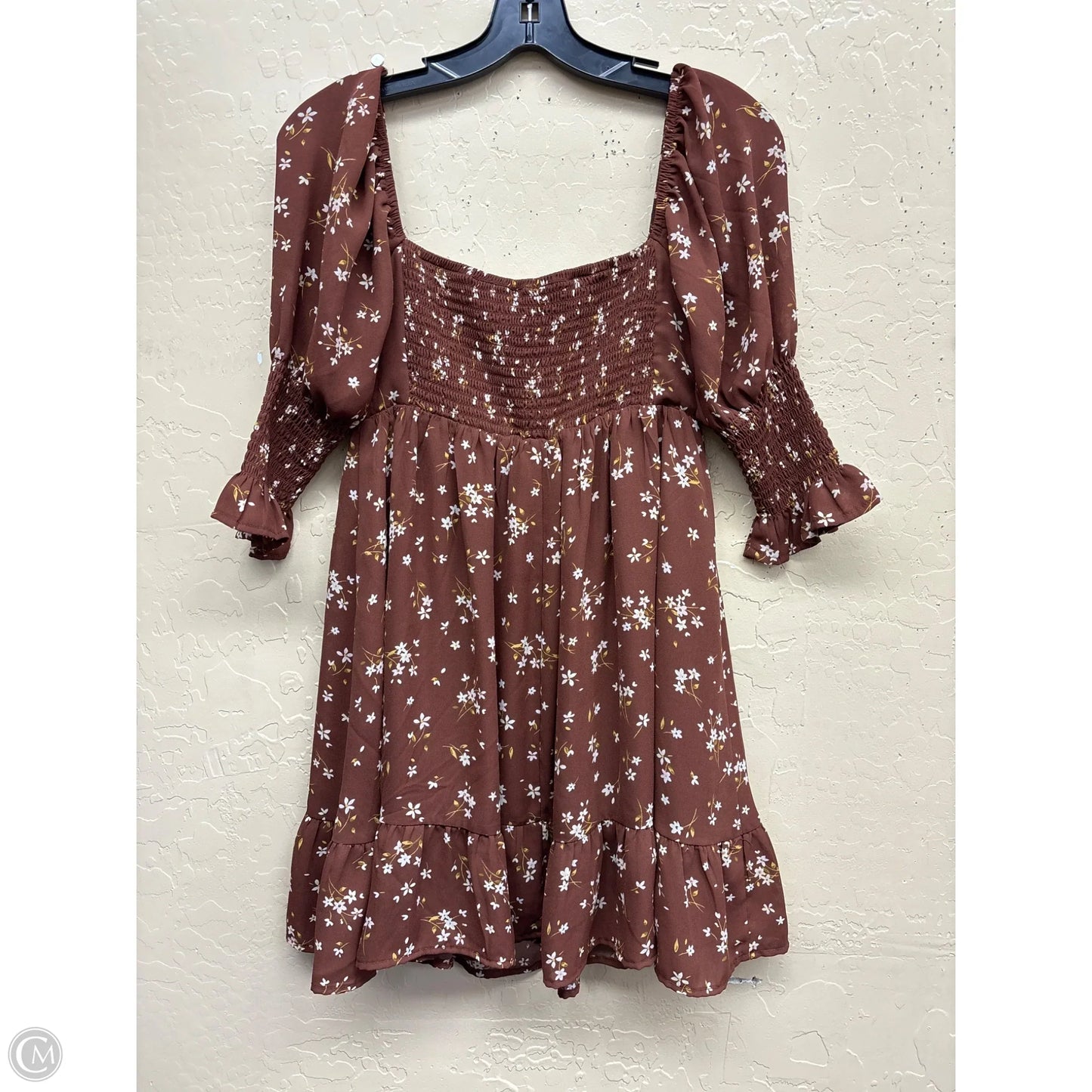 Dress Casual Short By Blue Rain In Floral Print, Size: S