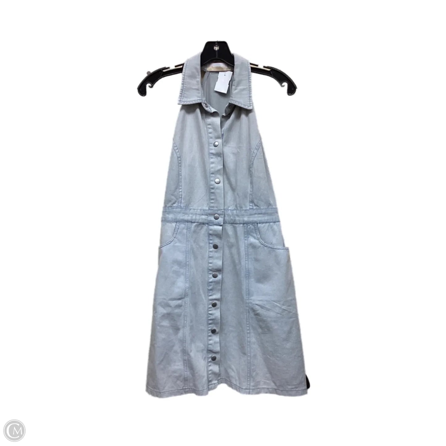 Dress Casual Short By Clothes Mentor In Blue Denim, Size: M