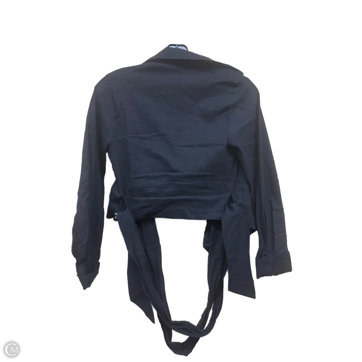 Top Long Sleeve By Zara In Black, Size: Xs