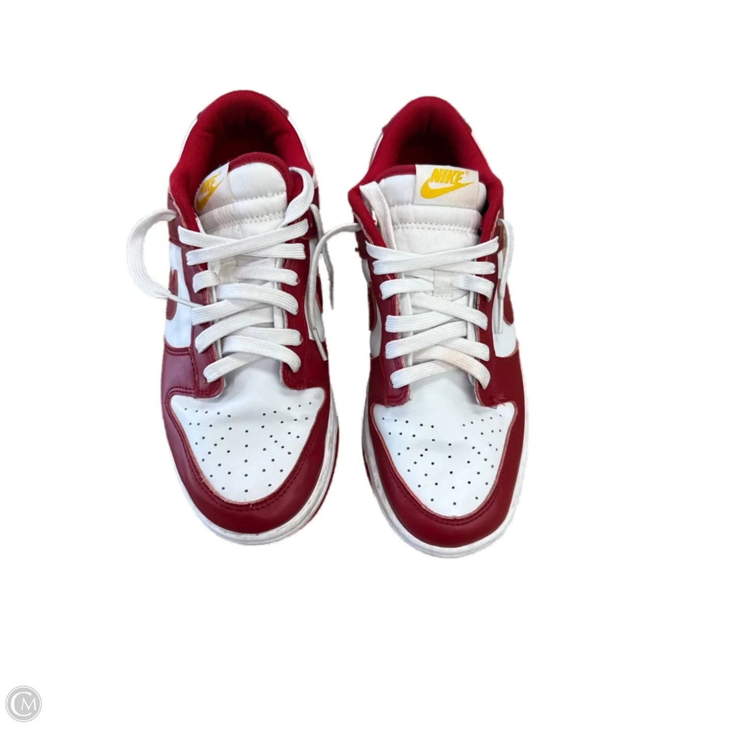 Shoes Sneakers By Nike In Red & White, Size: 9.5