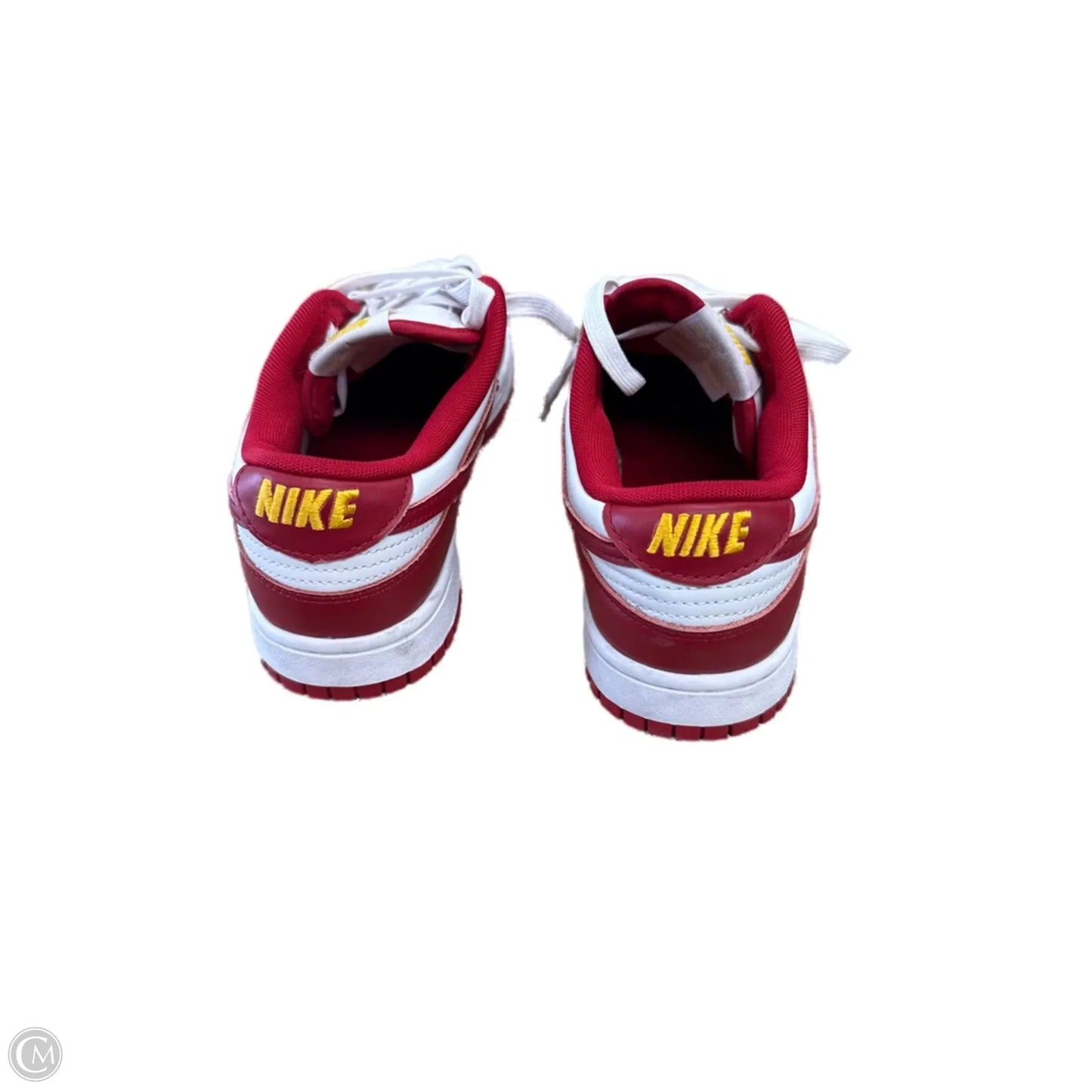 Shoes Sneakers By Nike In Red & White, Size: 9.5