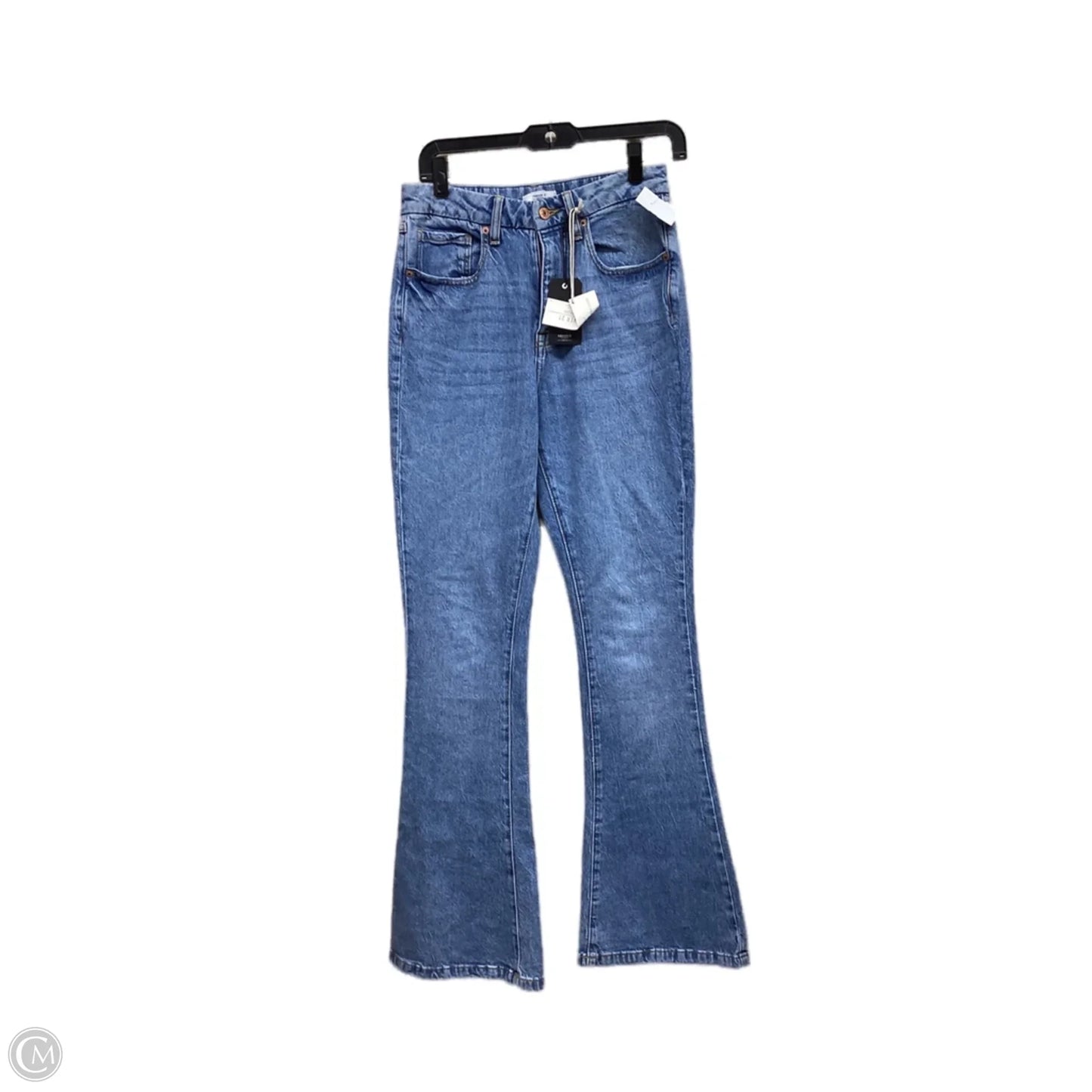 Jeans Flared By Forever 21 In Blue Denim, Size: 2