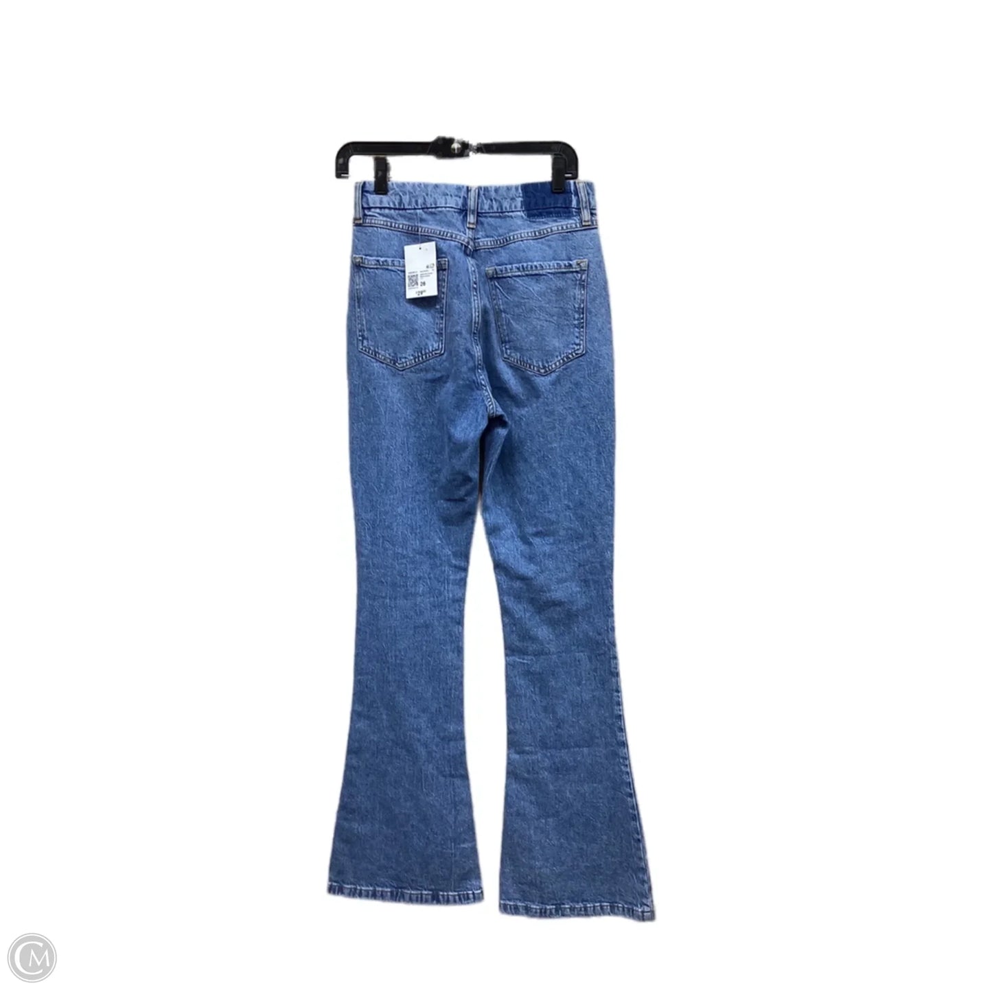 Jeans Flared By Forever 21 In Blue Denim, Size: 2