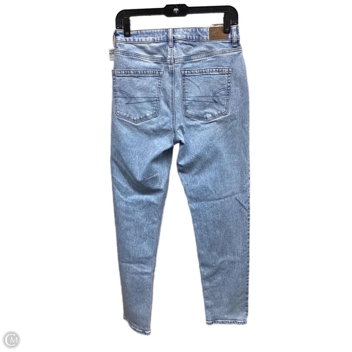 Jeans Straight By American Eagle In Blue, Size: 4