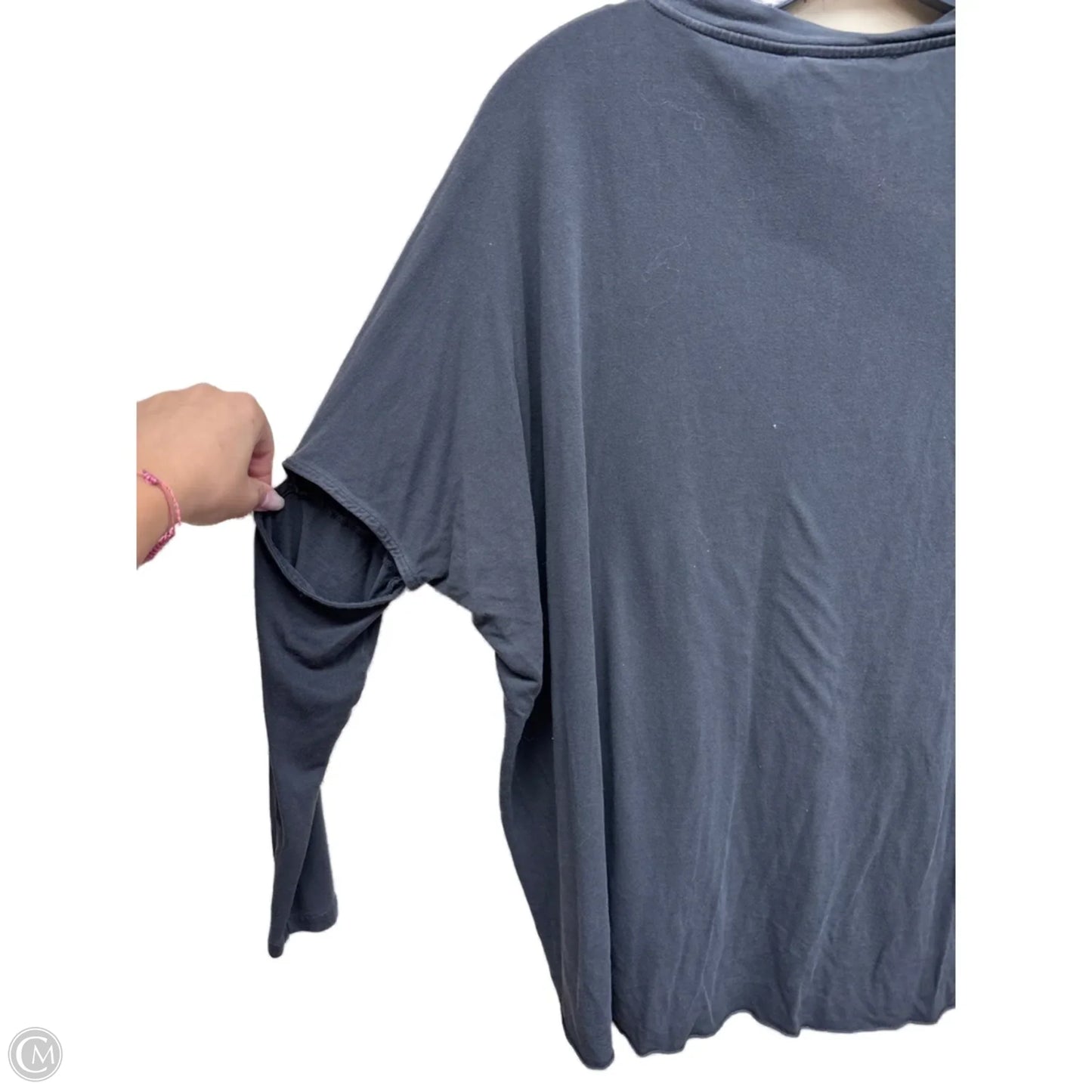 Top Long Sleeve Designer By All Saints In Grey, Size: M