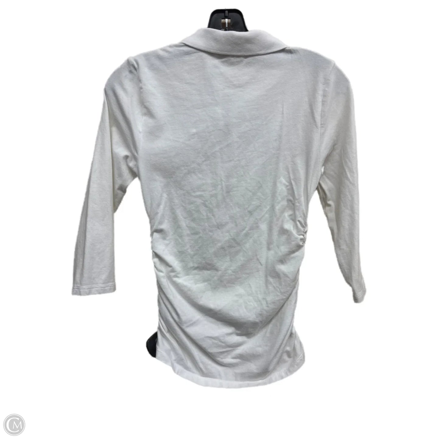 Top Long Sleeve By Michael By Michael Kors In White, Size: S