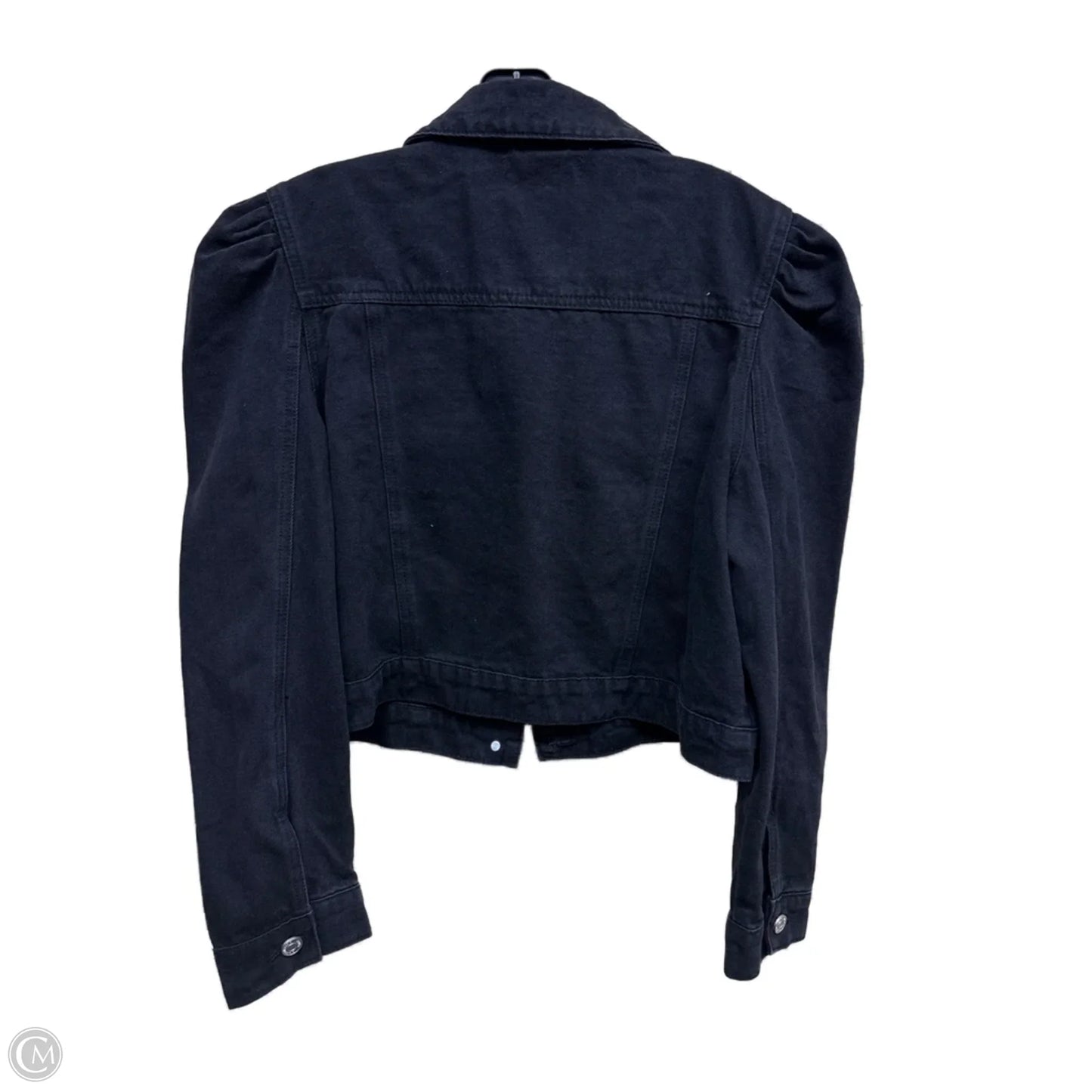 Jacket Denim By Missguided In Black Denim, Size: 10