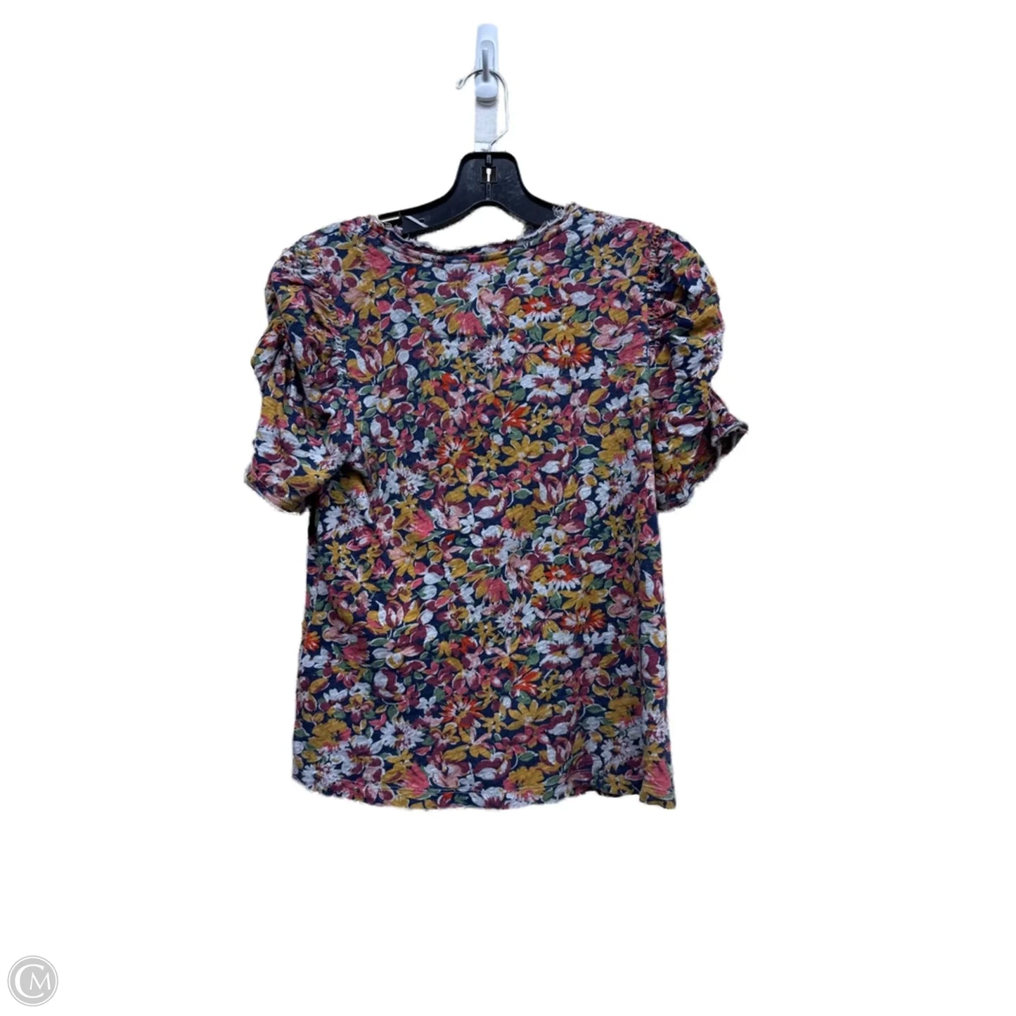 Top Short Sleeve By Maeve In Floral Print, Size: S