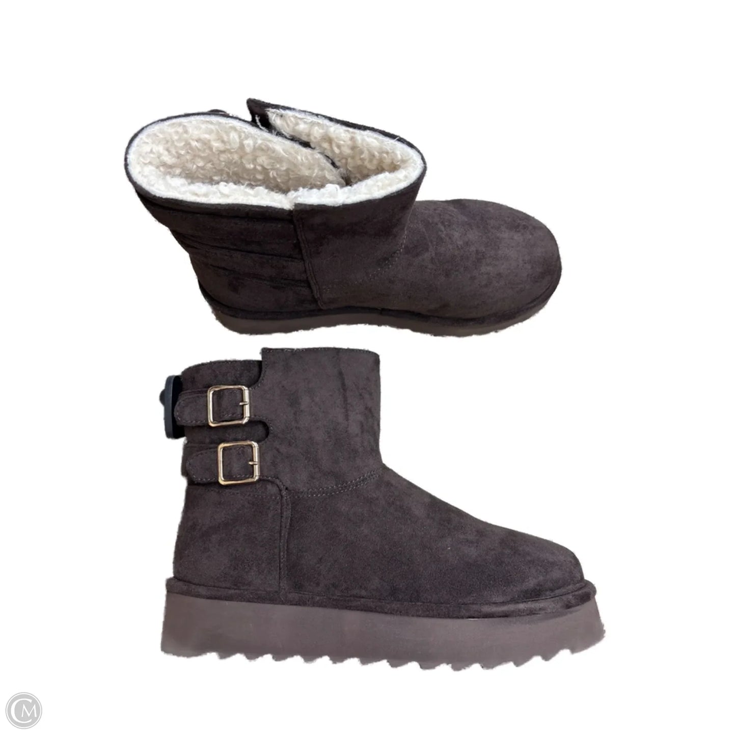 Boots Ankle Flats By Madden Girl In Brown Sz 8.5