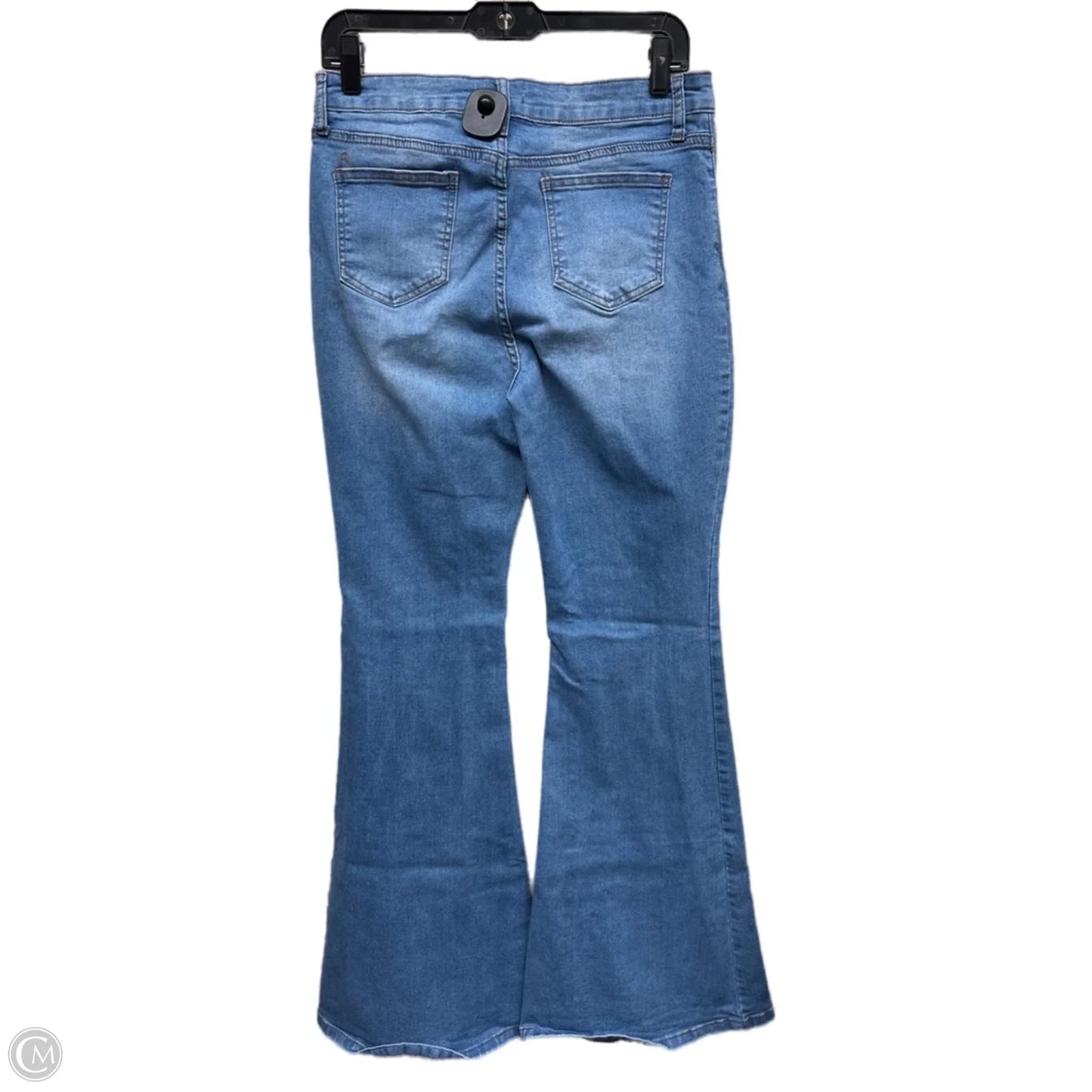 Jeans Flared By Fashion Nova In Blue Denim, Size: 14