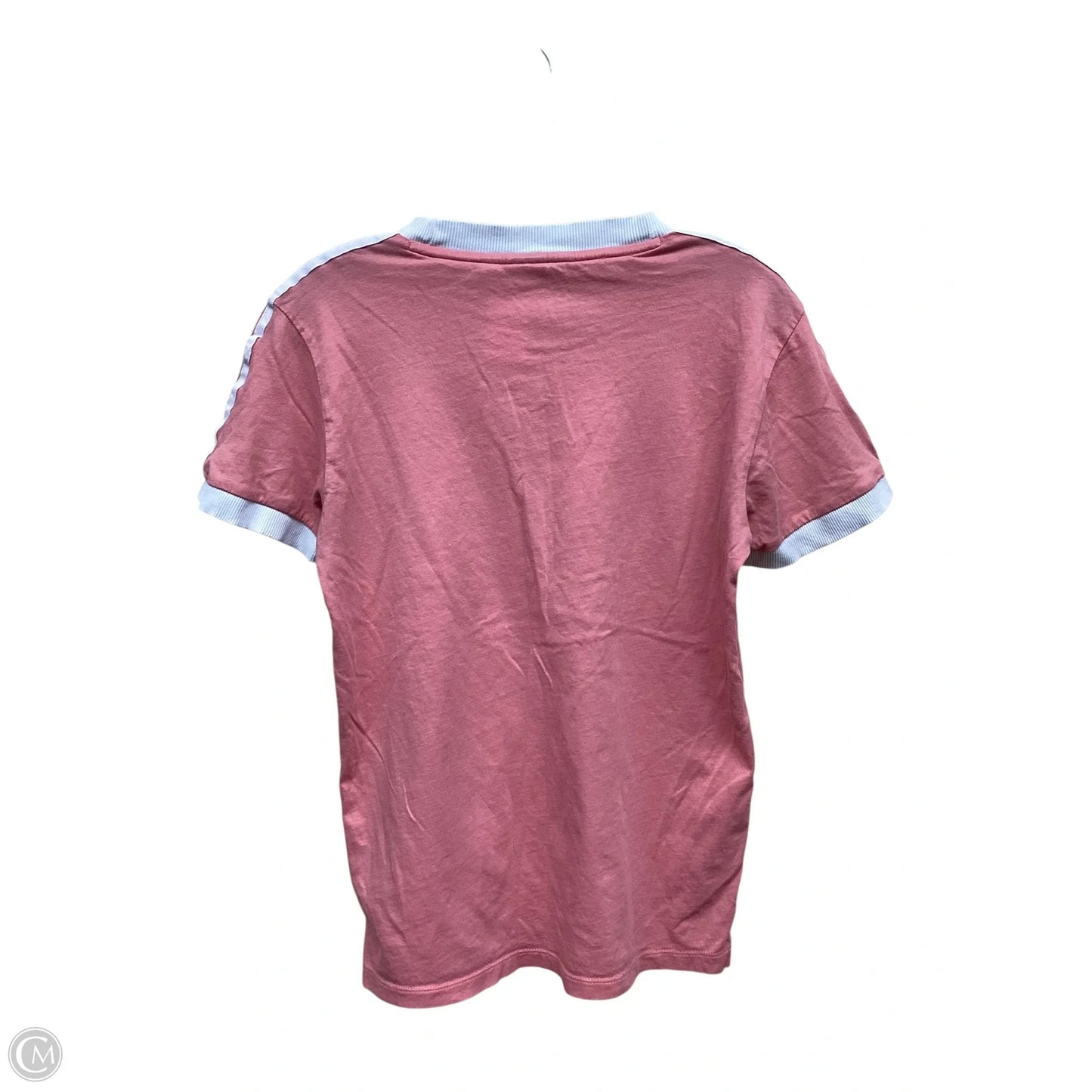 Athletic Top Short Sleeve By Adidas In Pink, Size: Xs