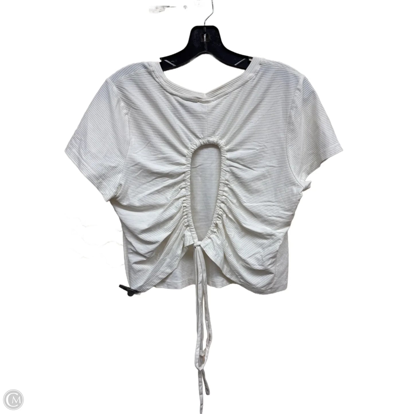 Athletic Top Short Sleeve By Calia In White, Size: Xl