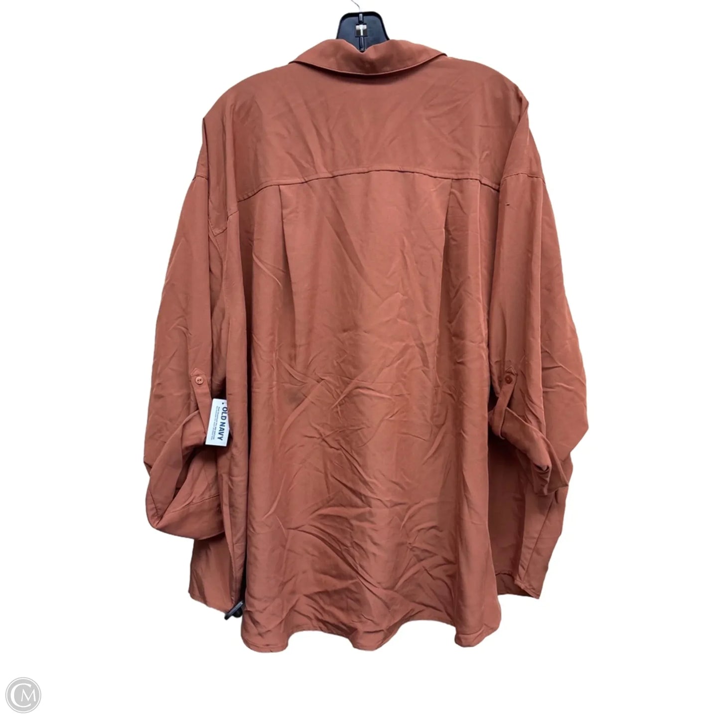 Top Long Sleeve By Old Navy In Brown, Size: 3x