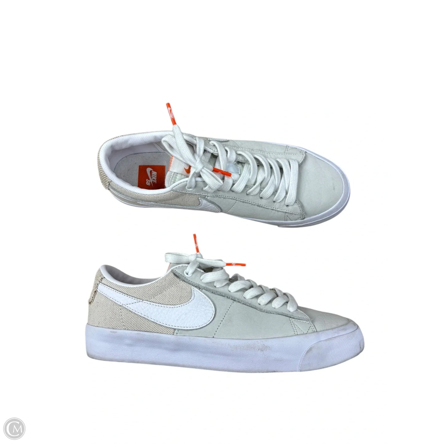 Shoes Sneakers By Nike In Grey & Tan, Size: 8