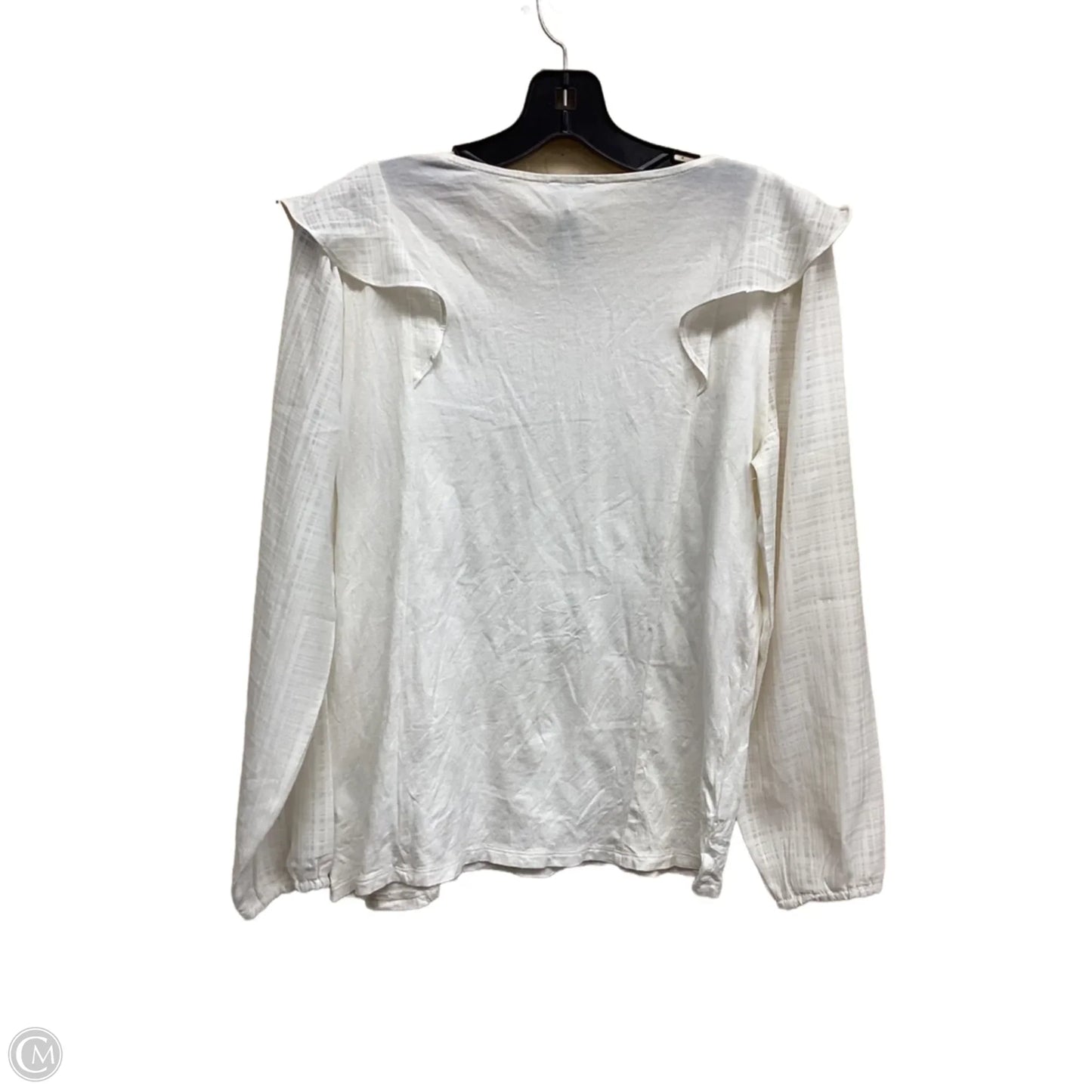 Top Long Sleeve By J. Crew In Beige, Size: S