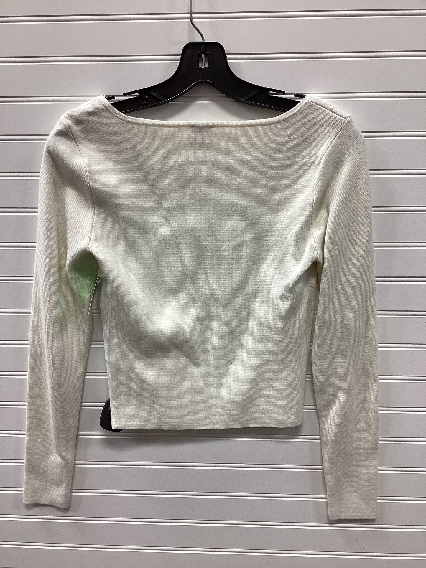 Top Ls By Abercrombie And Fitch In Cream, Size:M