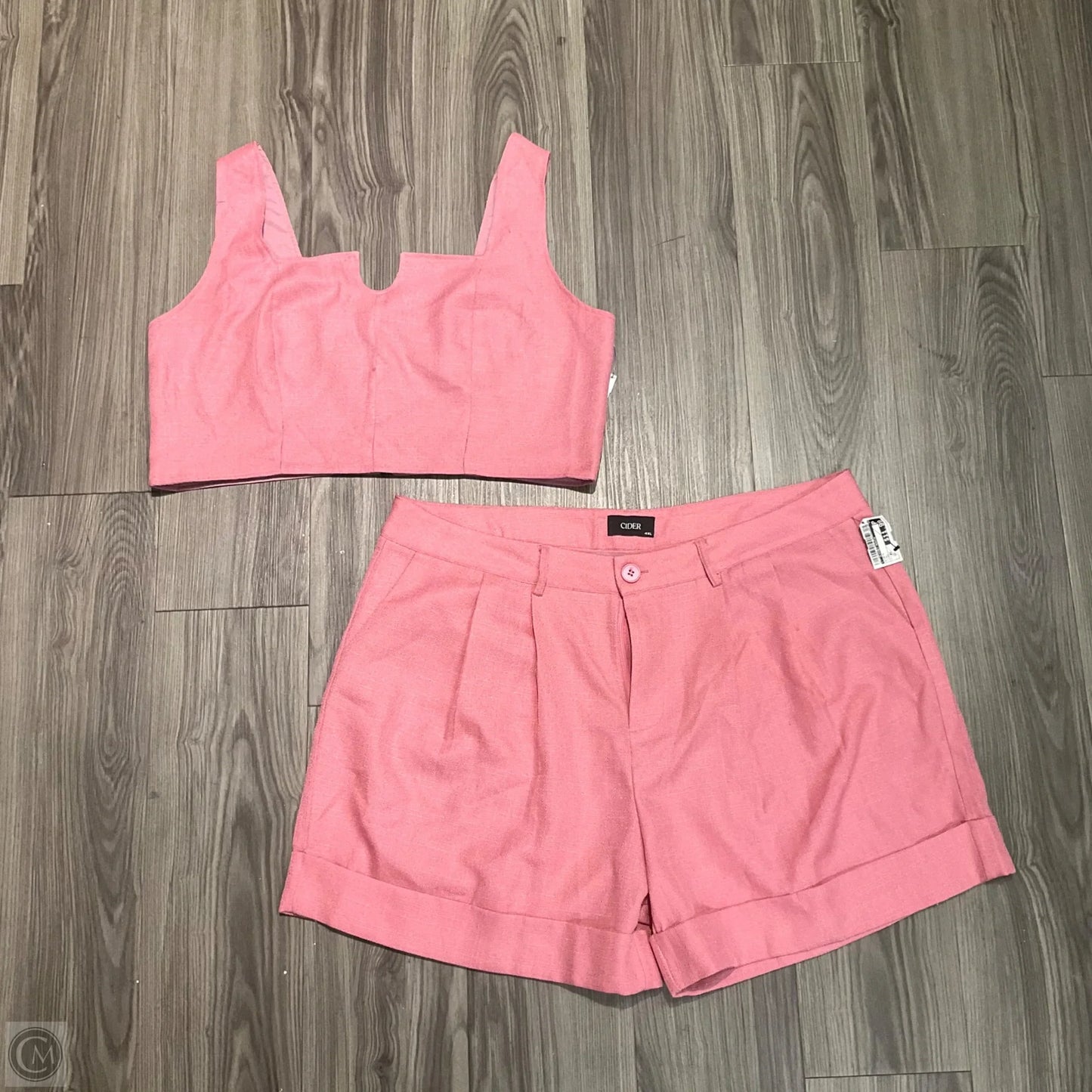 Shorts By Clothes Mentor In Pink, Size: 4x