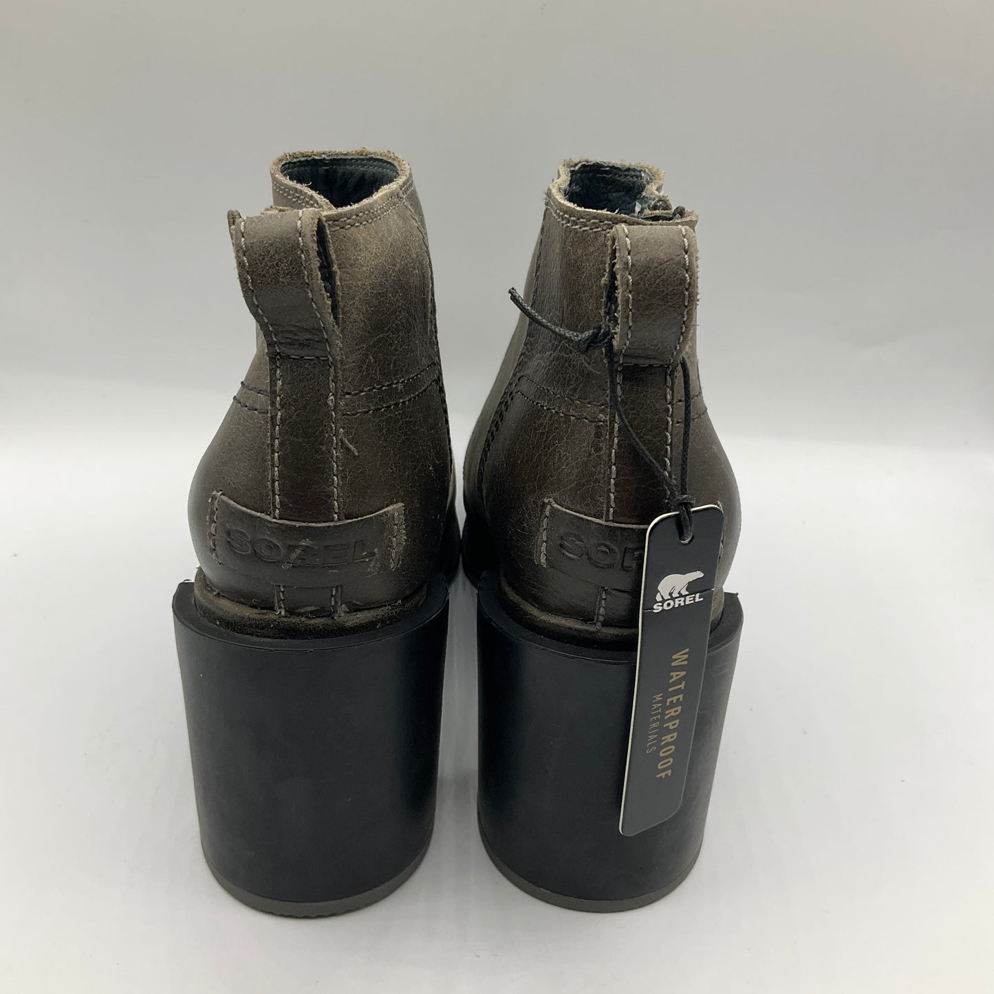 Boots Ankle Heels By Sorel In Green, Size: 6.5