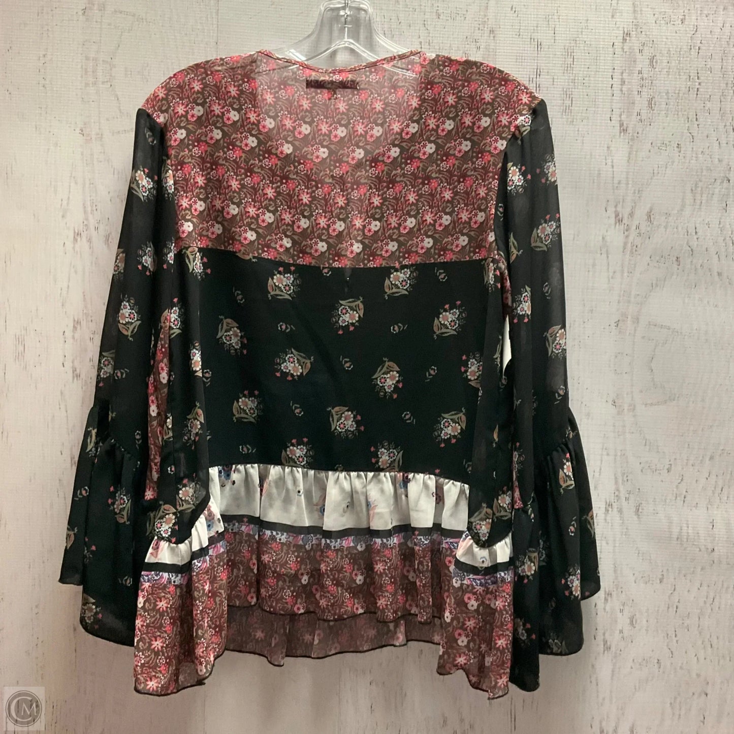 Blouse Designer By Rebecca Minkoff In Floral Print, Size: Xxs