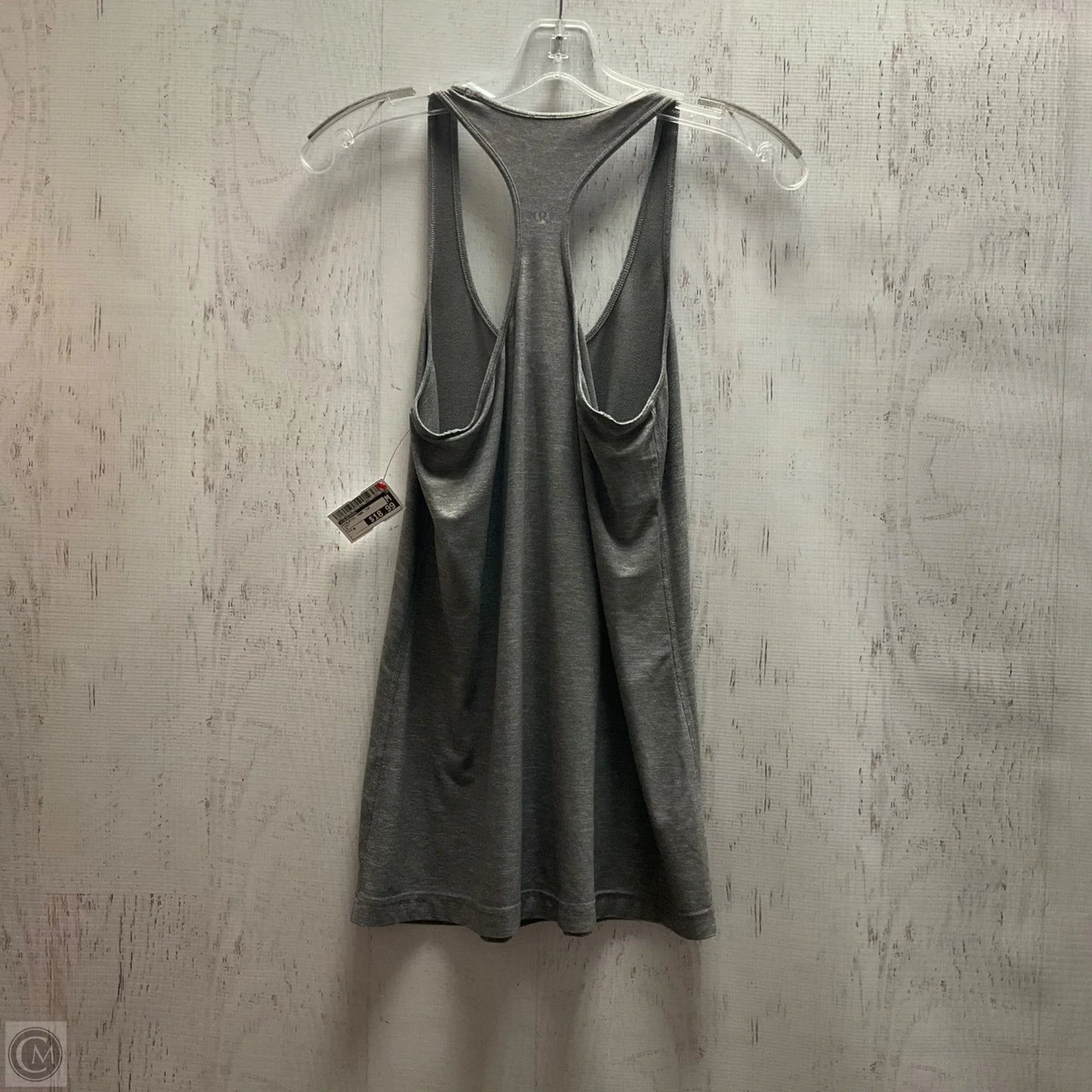 Athletic Tank Top By Lululemon In Grey, Size: M